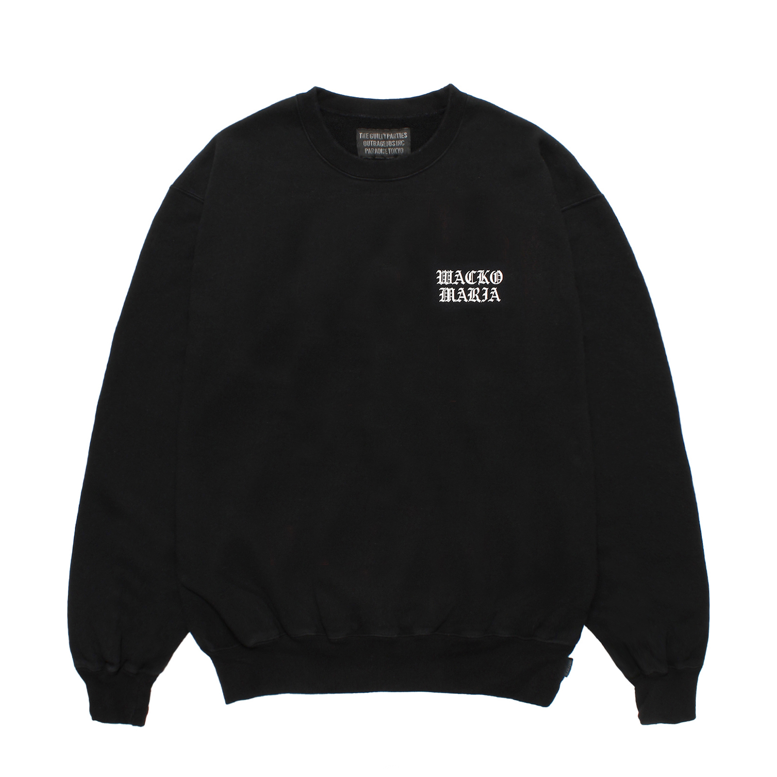 WASHED MIDDLE WEIGHT CREW NECK SWEAT SHIRT