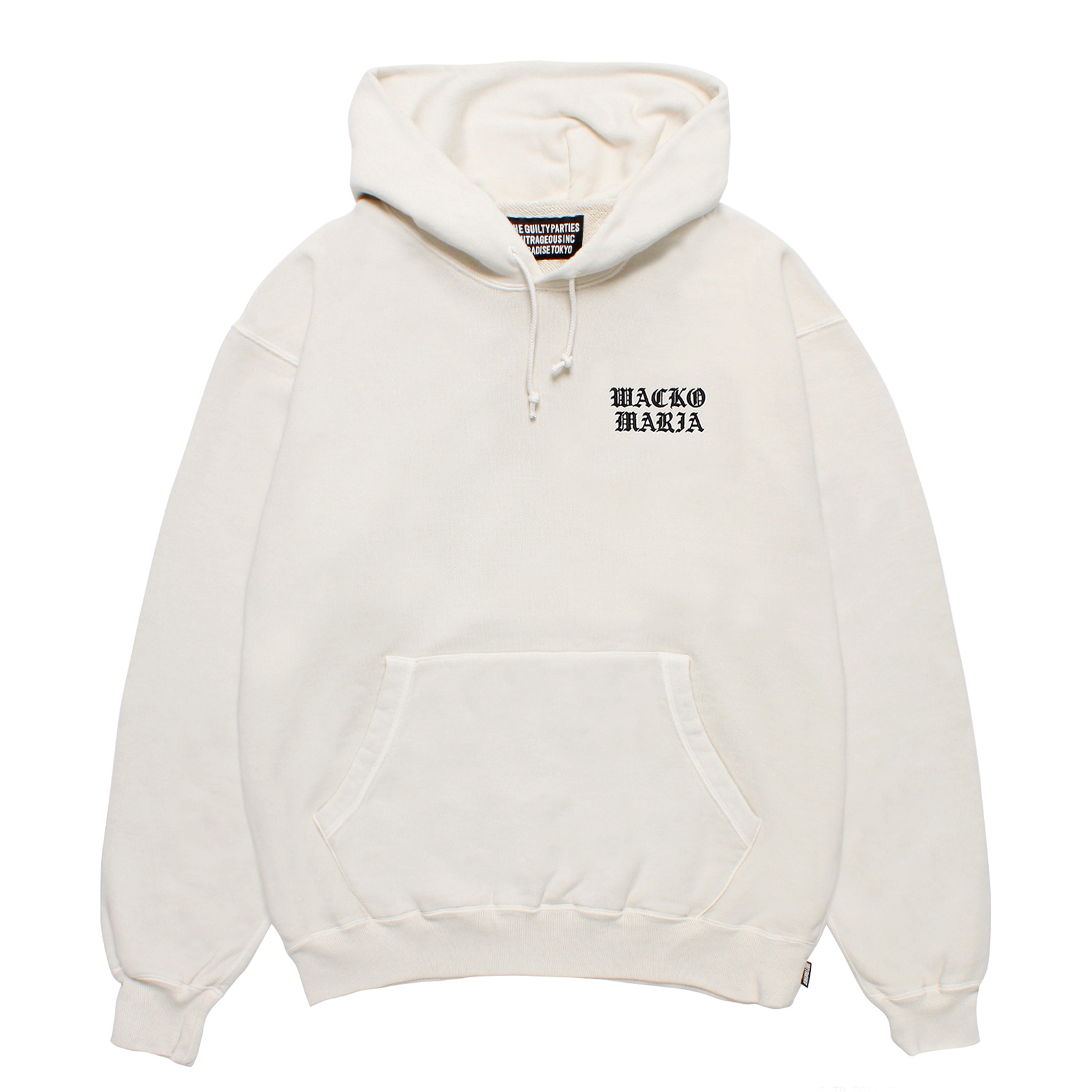 WASHED MIDDLE WEIGHT PULLOVER HOODED SWEAT SHIRT