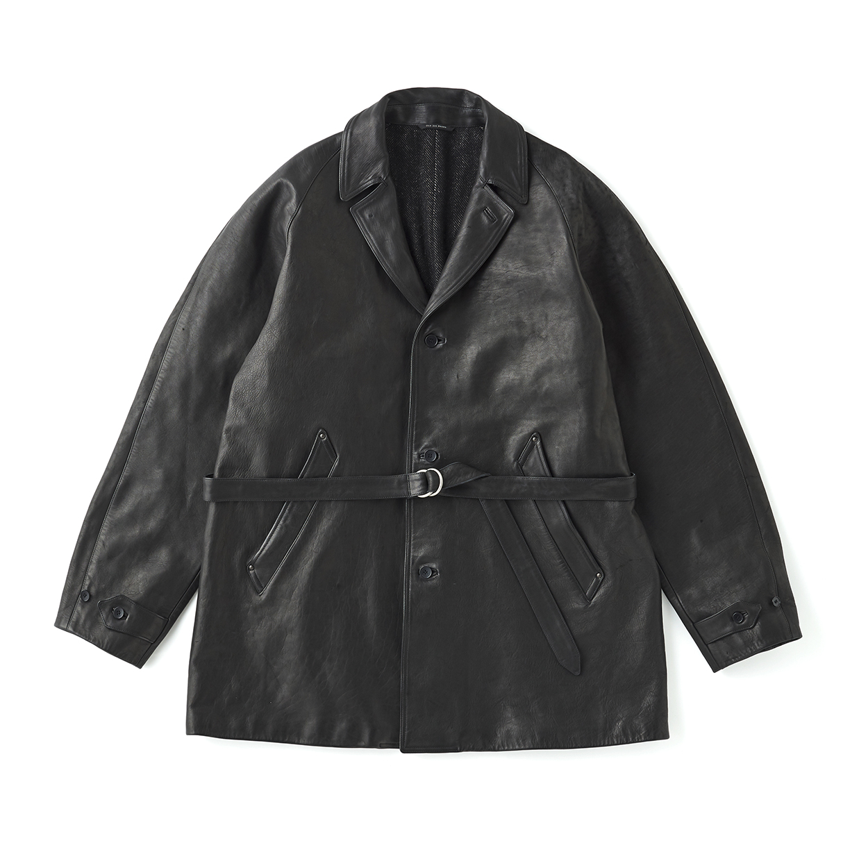 PATINA HORSE-HIDE VEHICLE COAT