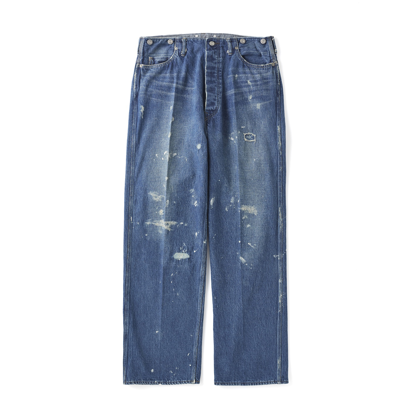 BELTLESS WAIST JEAN TROUSER"990" (SCAR FACE & PAINT)