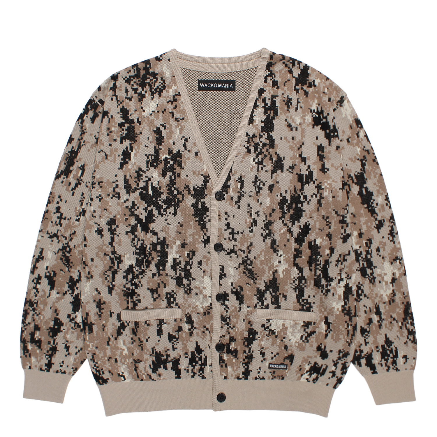 DIGITALCAMO JACQUARD CARDIGAN