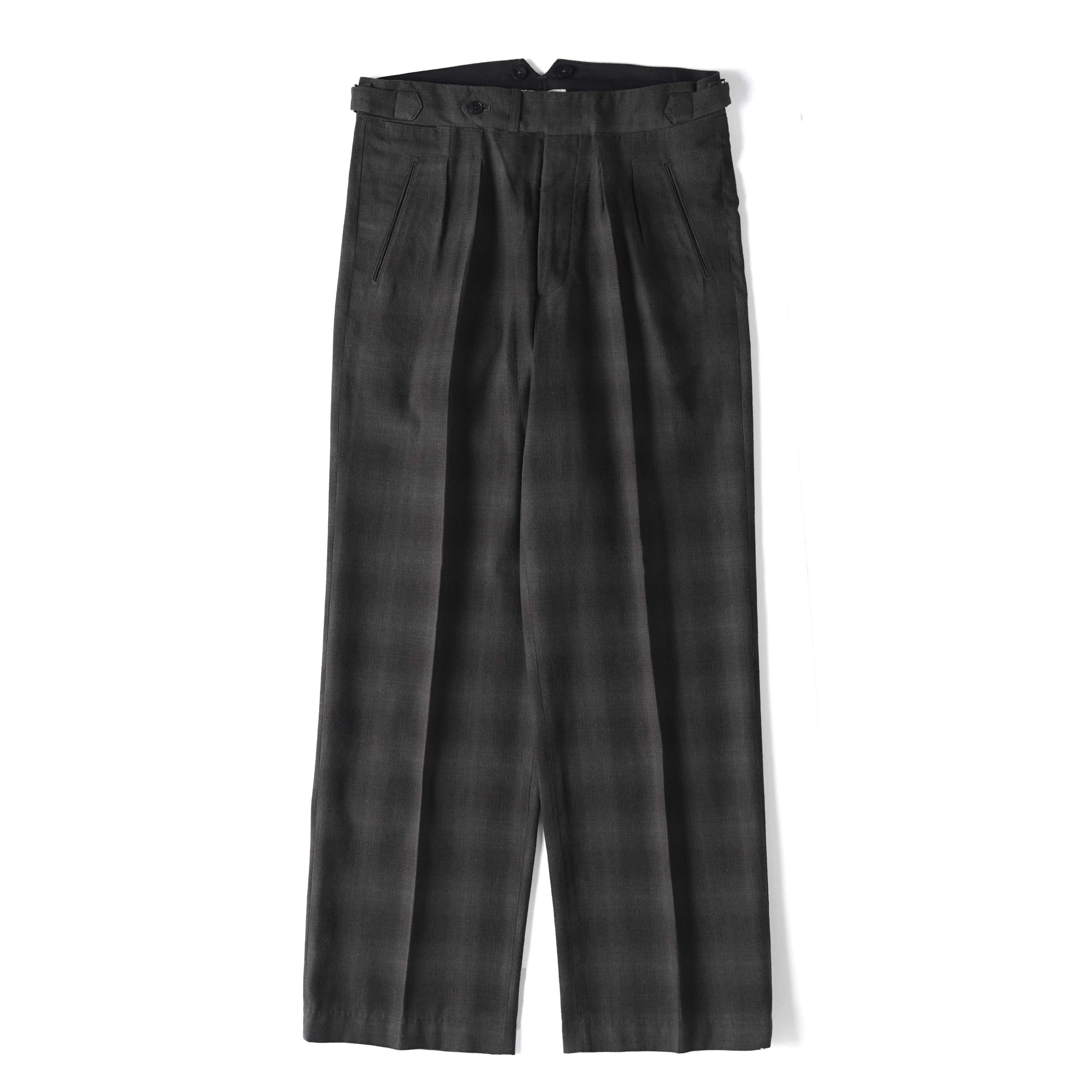 DOUBLE-PLEATED SMARTY TROUSER