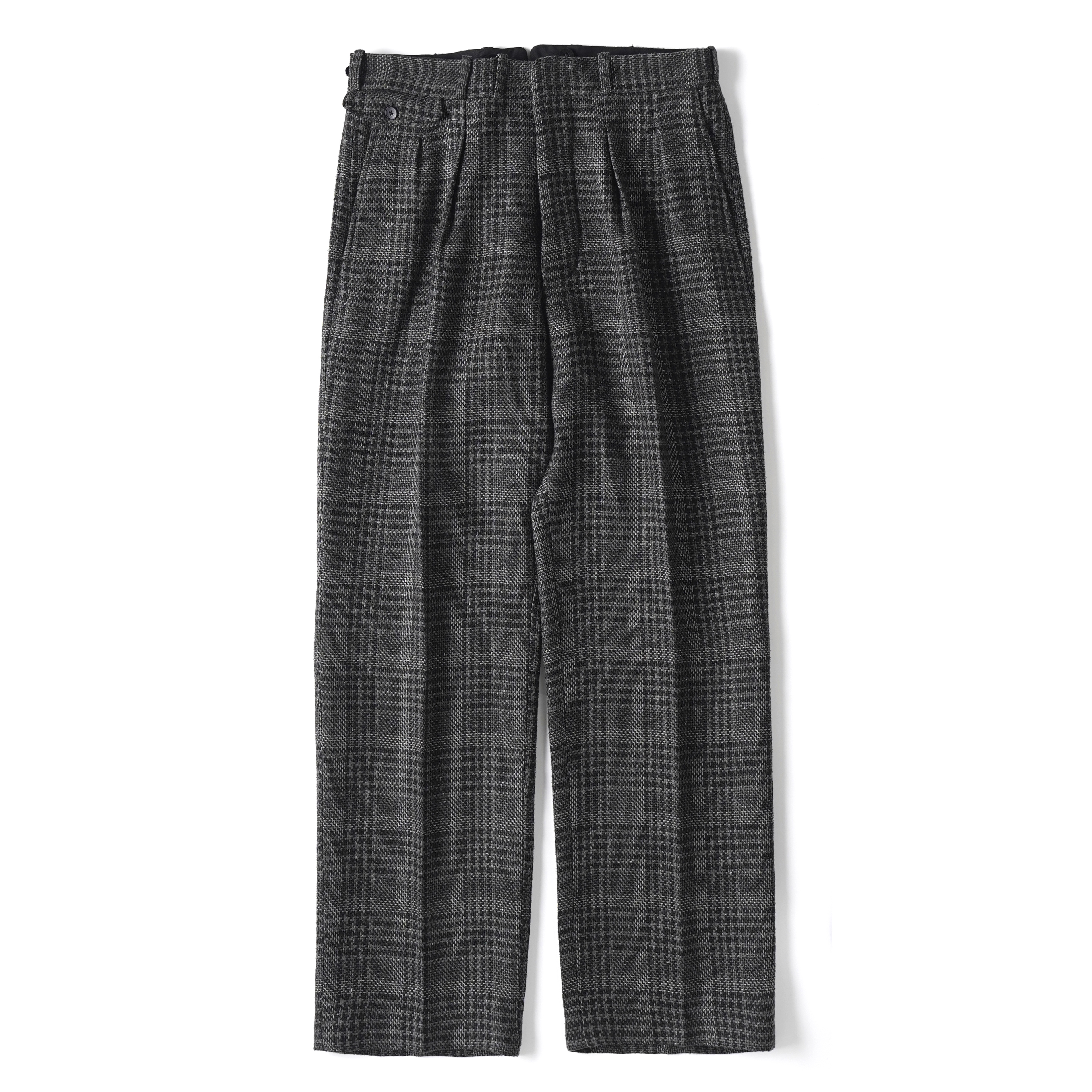 DOUBLE-PLEATED DRAPE TROUSER
