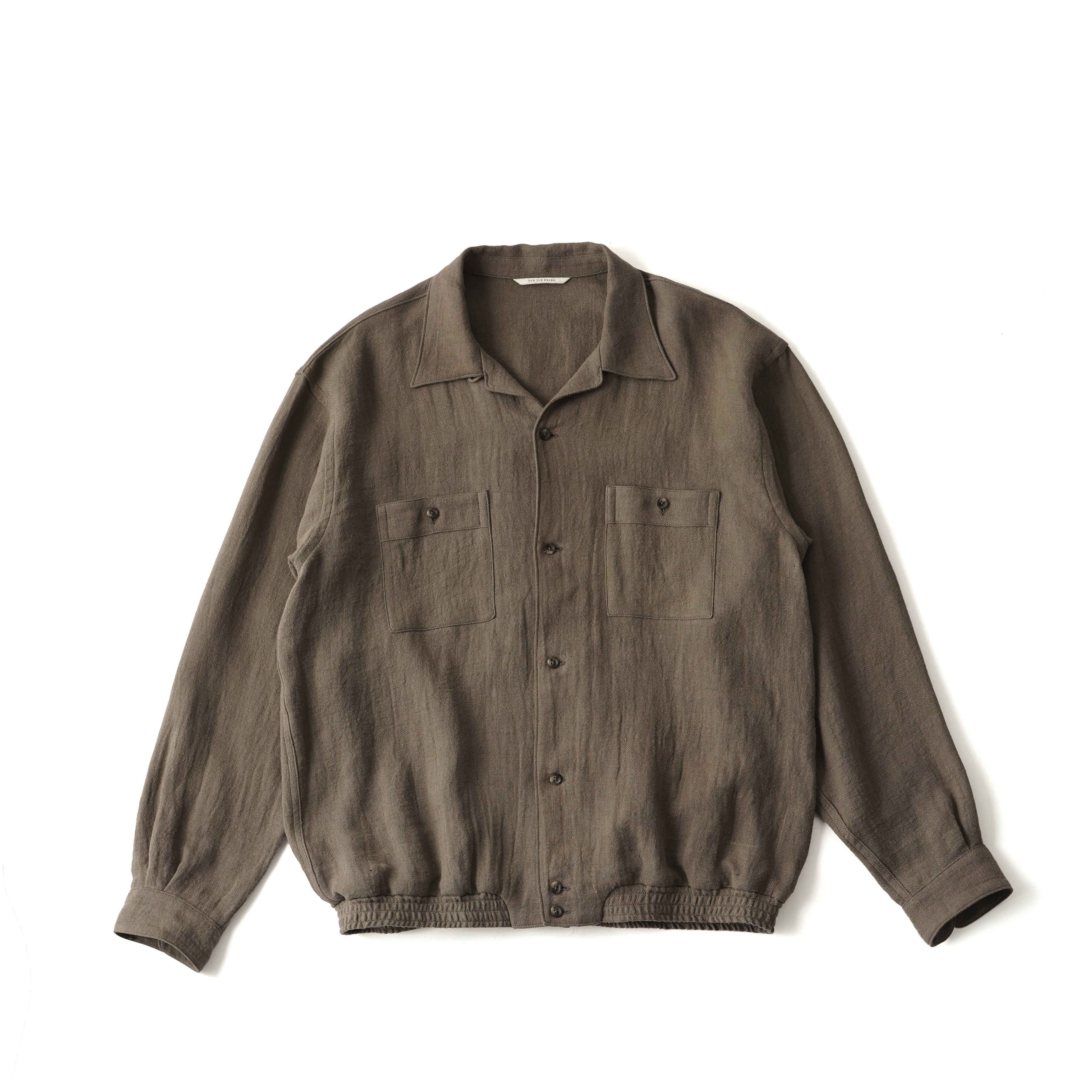 GATHERED WAIST MARLBORO SHIRTS (Long-sleeve)