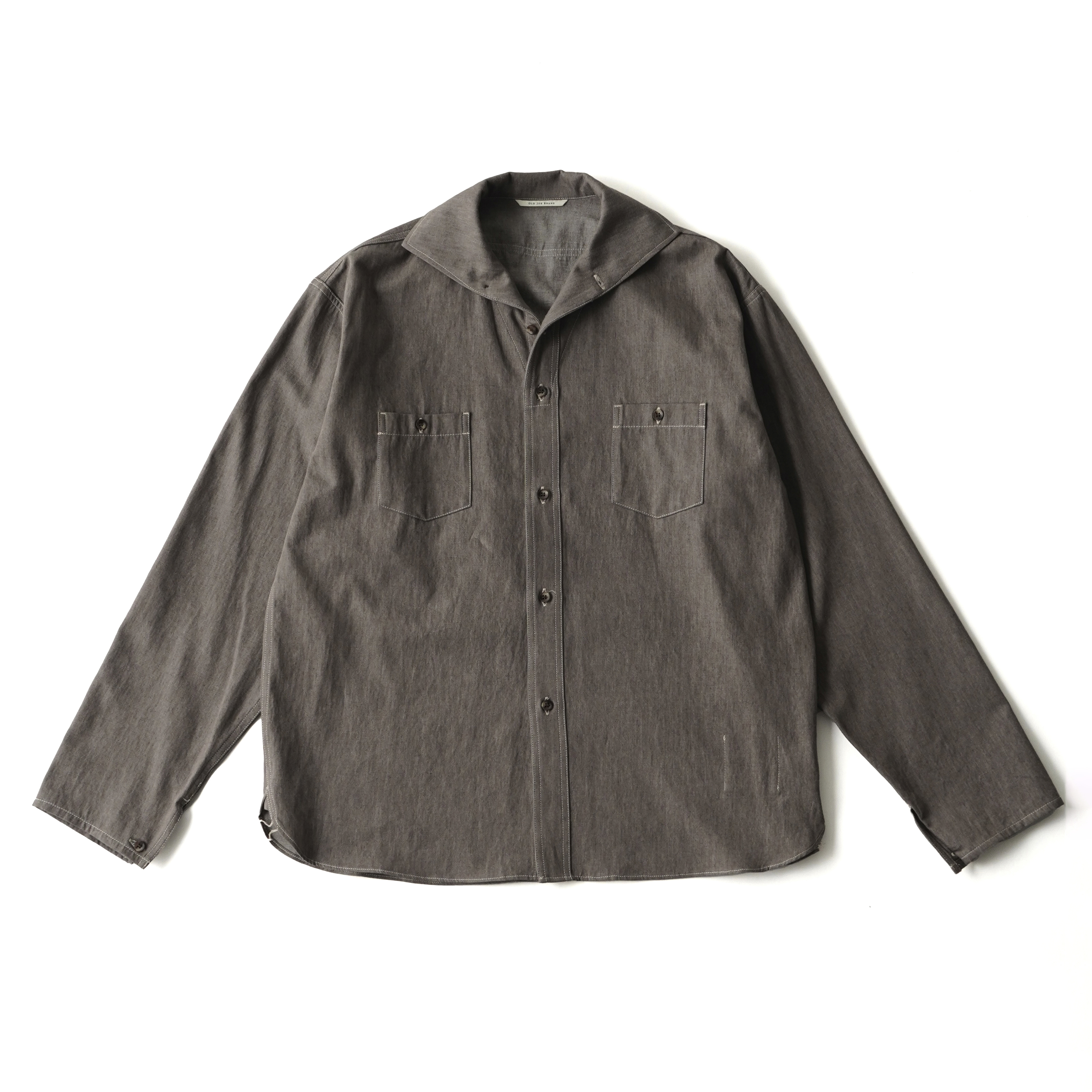 CAMP COLLAR MARINE SHIRTS (Long-Sleeve)