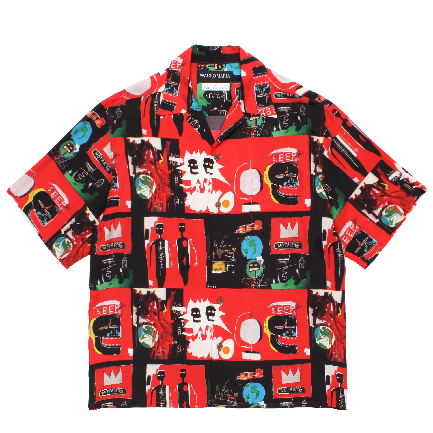 JEAN-MICHEL BASQUIAT / S/S HAWAIIAN SHIRT (TYPE-2)