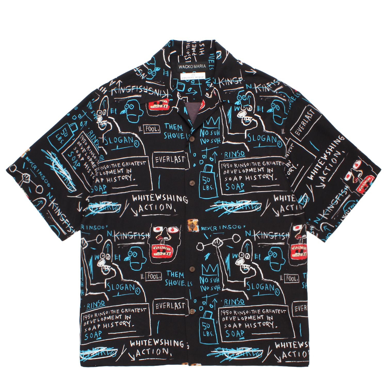 JEAN-MICHEL BASQUIAT / S/S HAWAIIAN SHIRT (TYPE-1)
