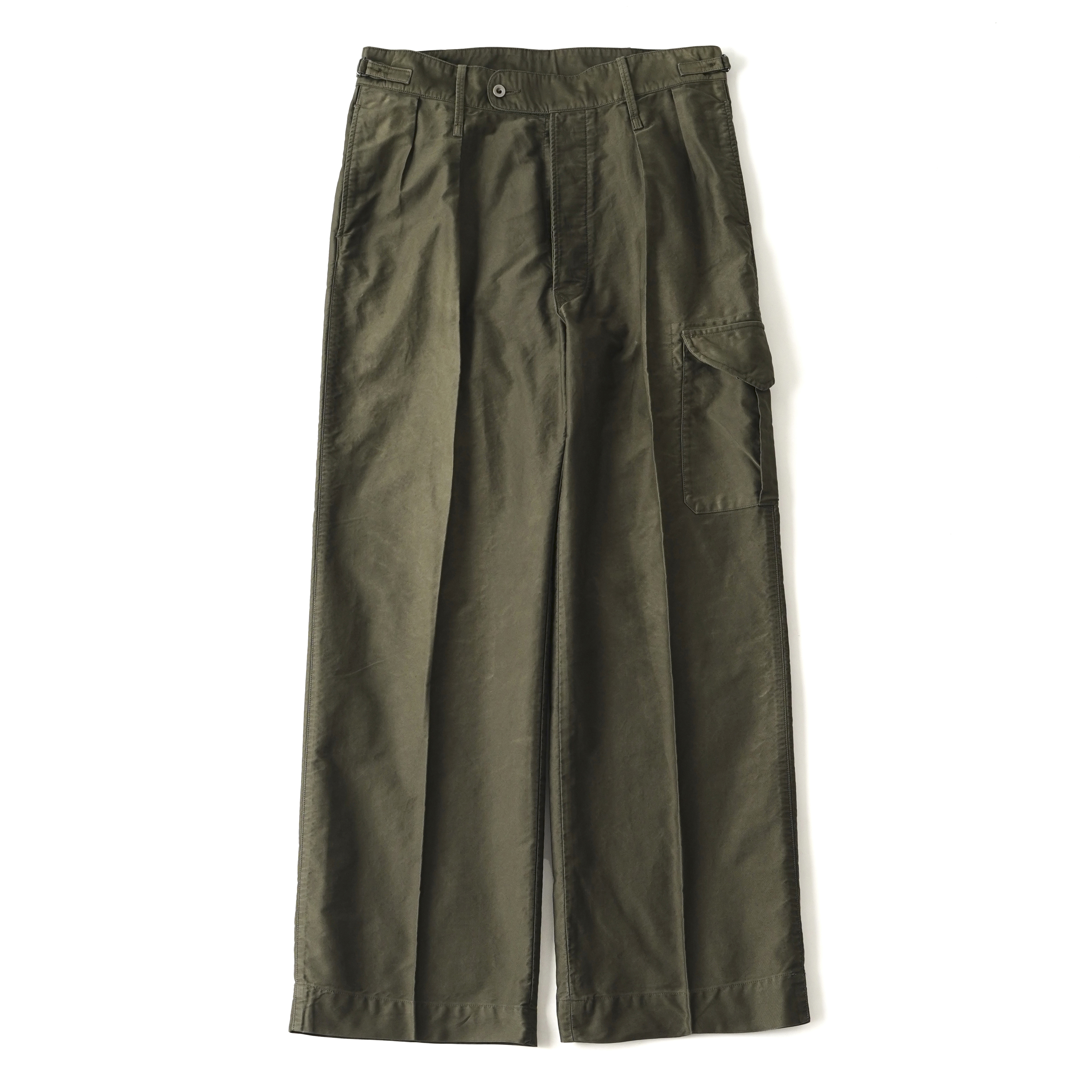 SIDE BUCKLE GURKHA TROUSER