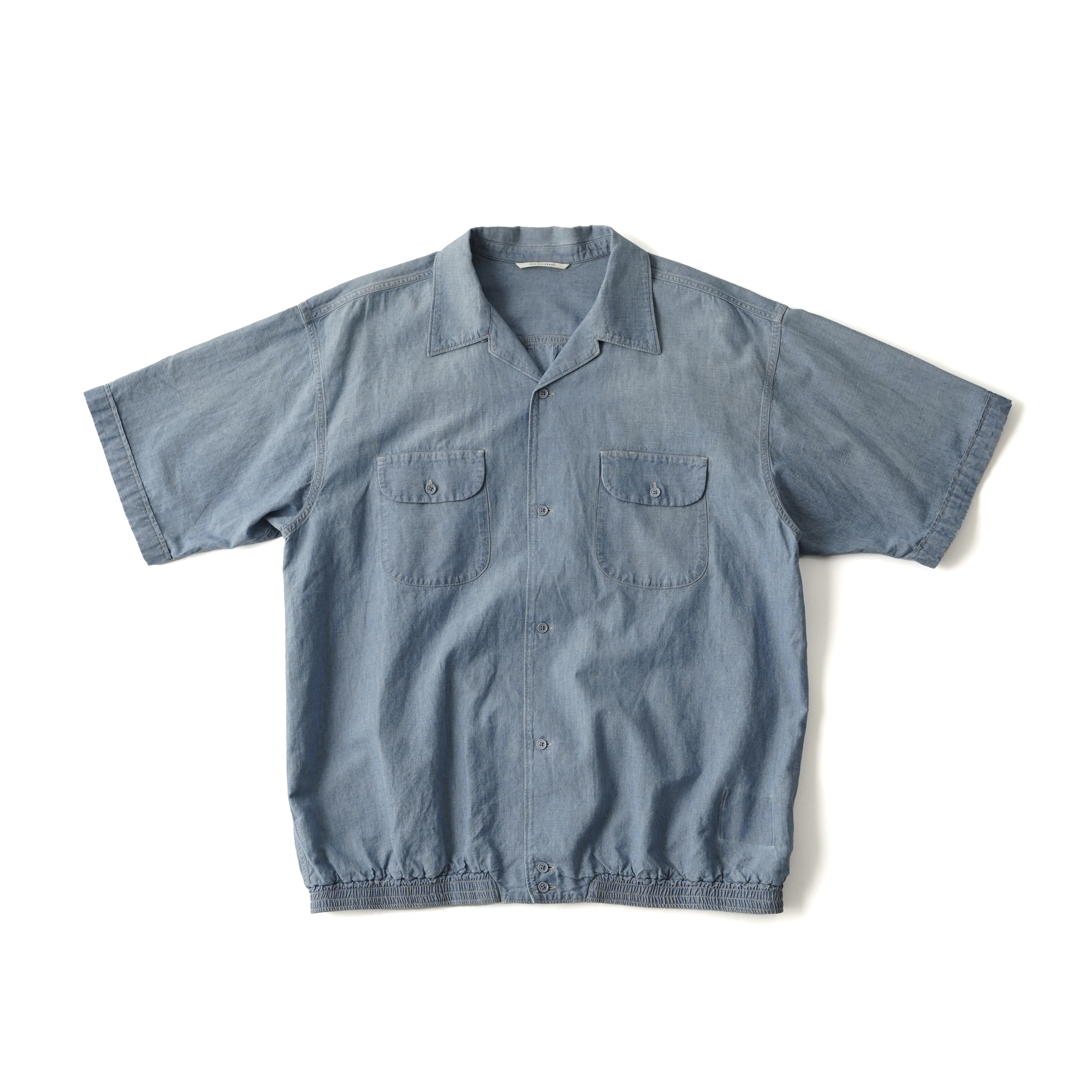 GATHERED WAIST MARLBORO SHIRTS (Short-sleeve)