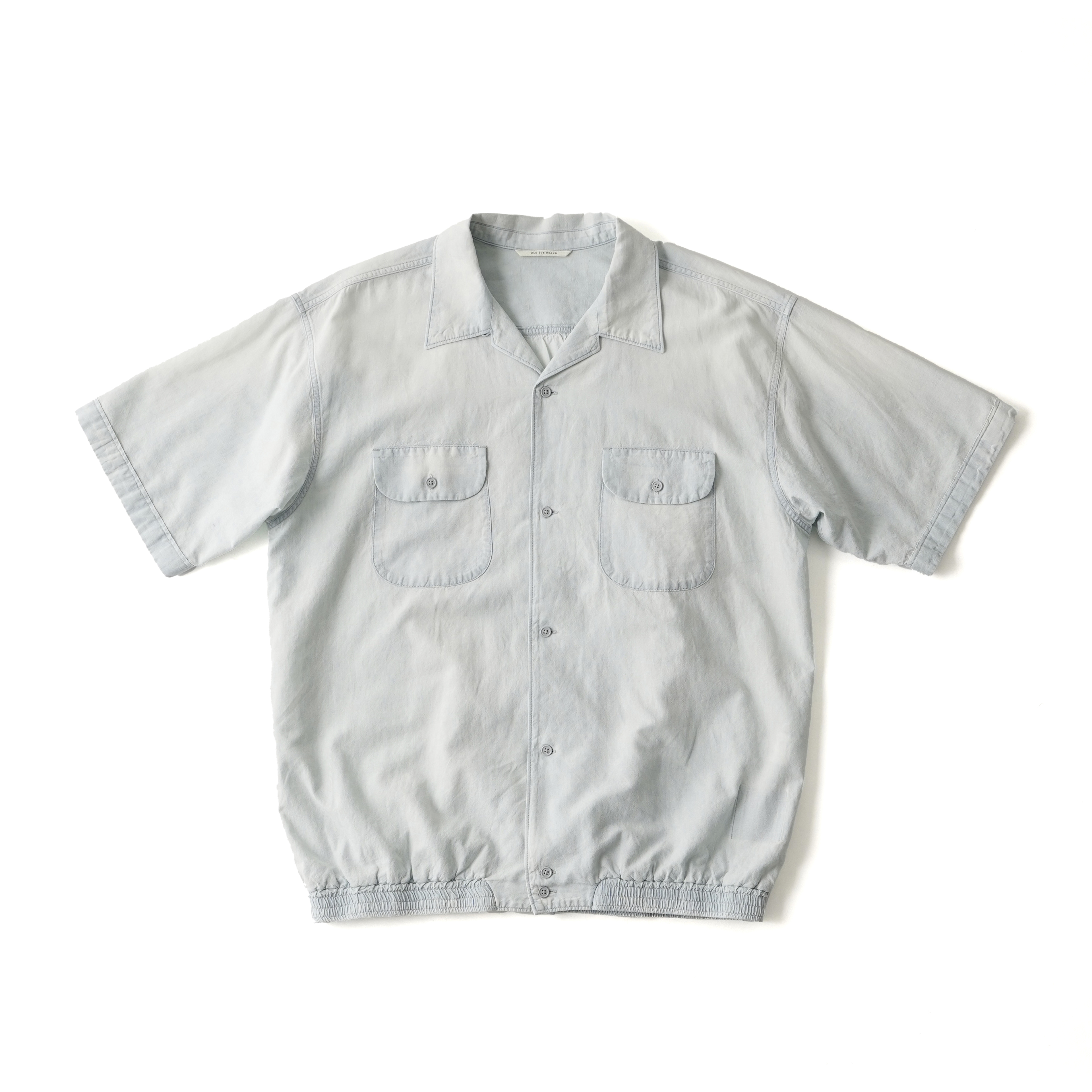 GATHERED WAIST MARLBORO SHIRTS (Short-sleeve)