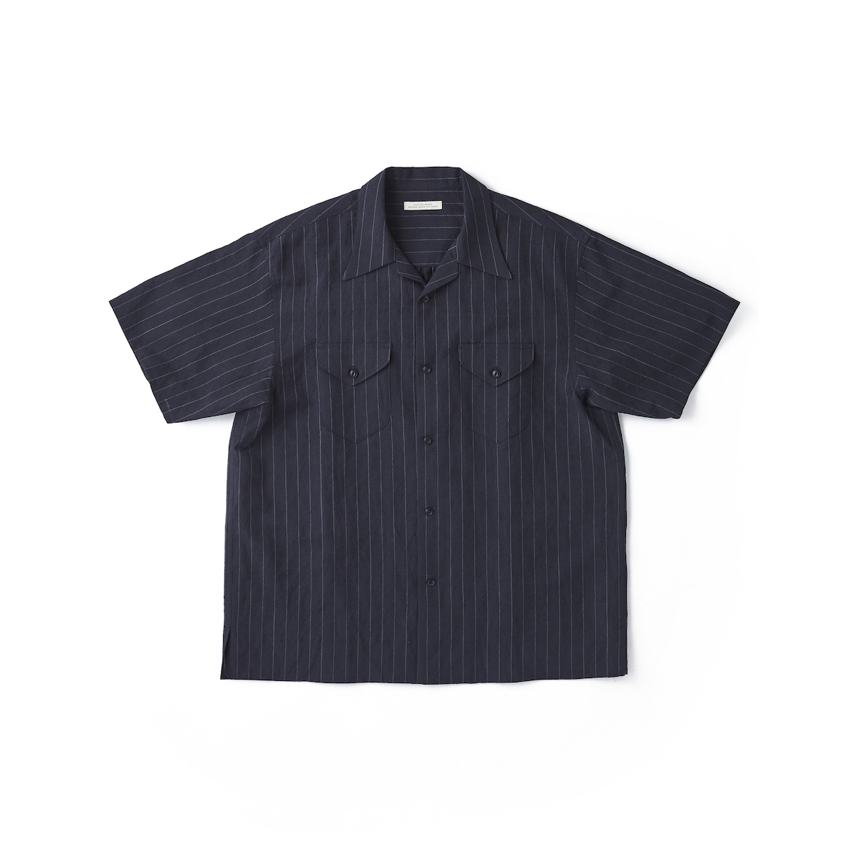 SWALLOW COLLAR SPORTS SHIRTS (WASHER WOOL) Short-sleeve