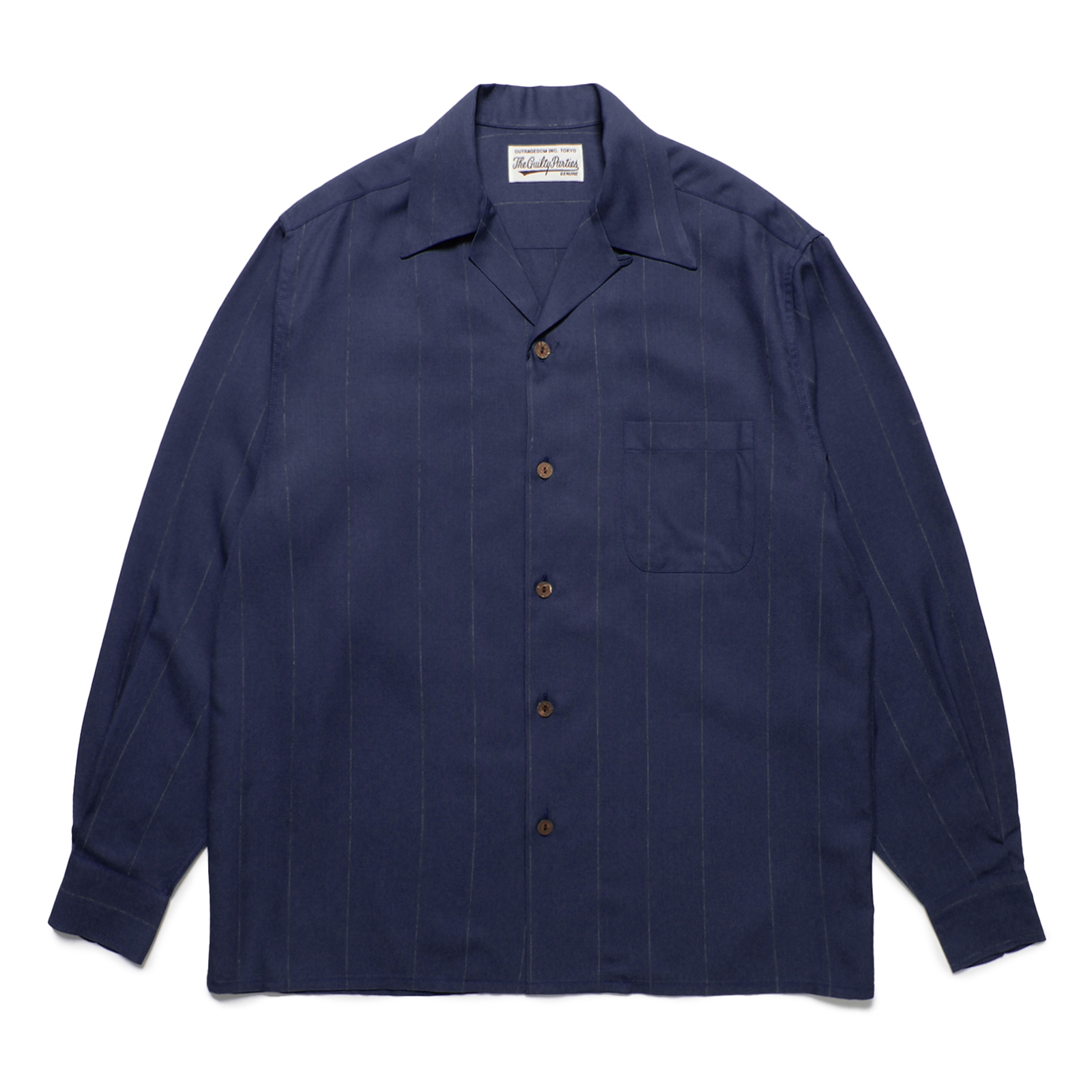 KASURI OPEN COLLAR SHIRT L/S