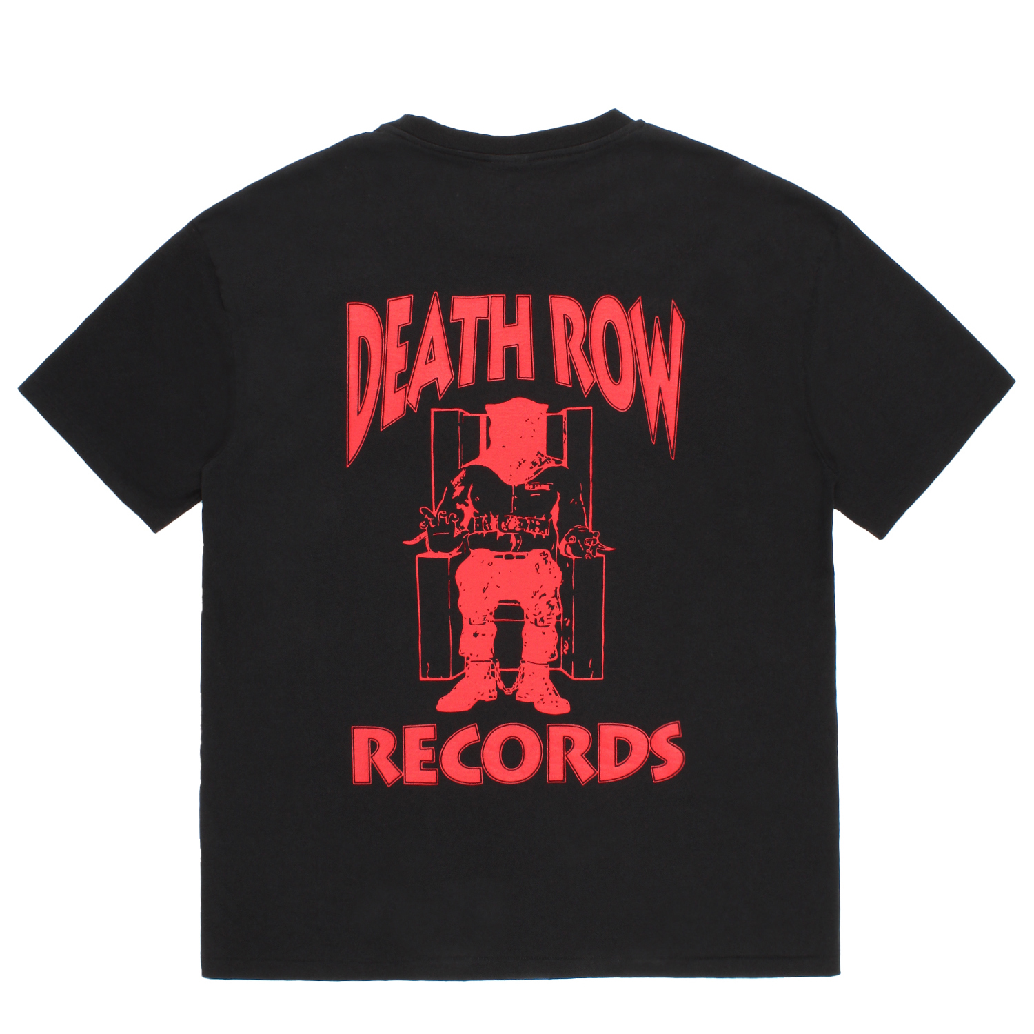 DEATH ROW RECORDS / WASHED HEAVY WEIGHT CREW NECK T-SHIRT
