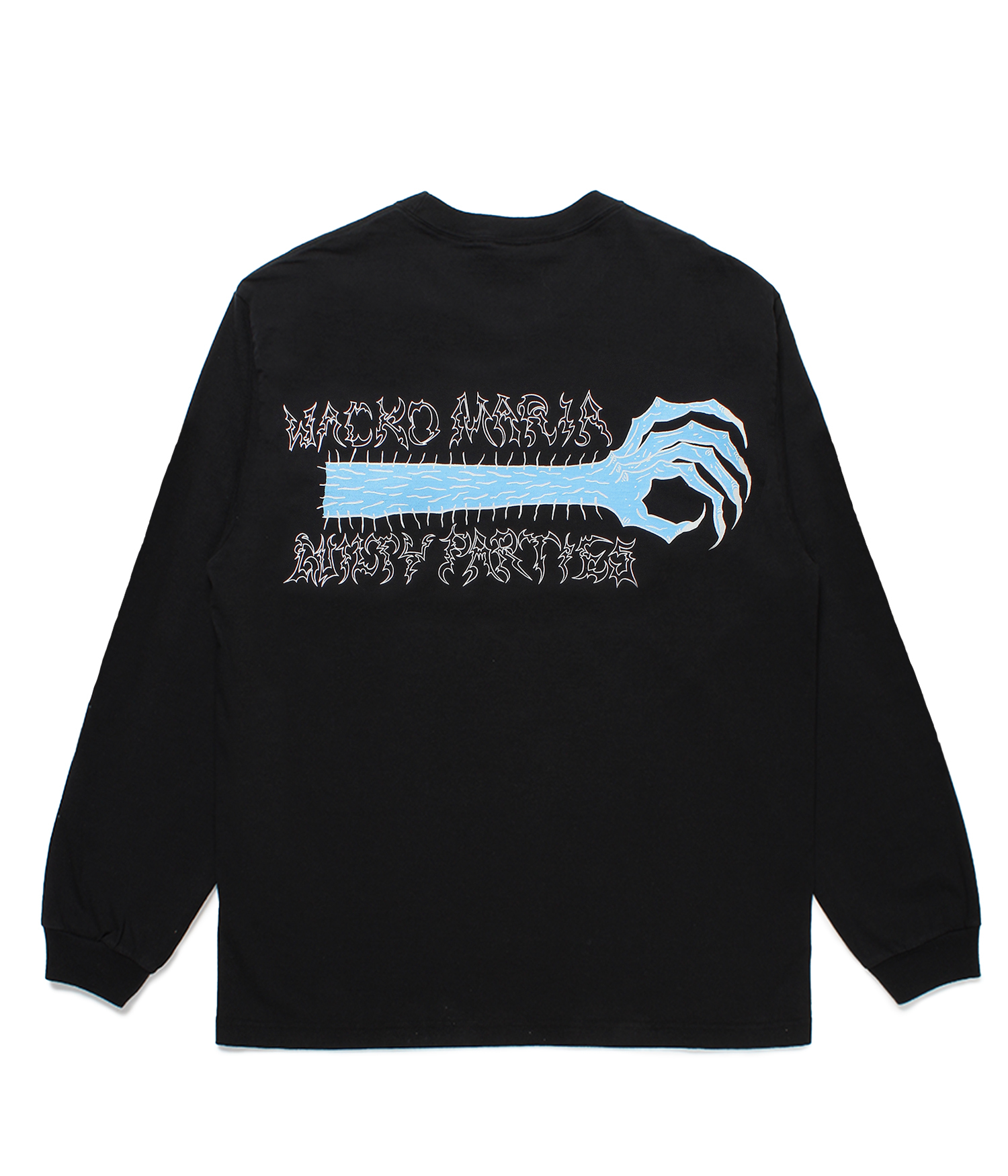 NECK FACE / WASHED HEAVY WEIGHT CREW NECK LONG SLEEVE T-SHIRT (TYPE-1)