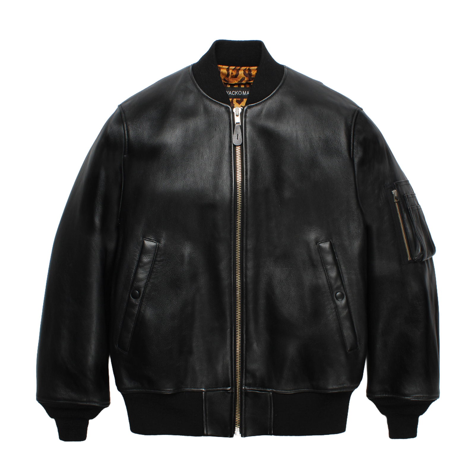 LEATHER MA-1 FLIGHT JACKET (TYPE-2)