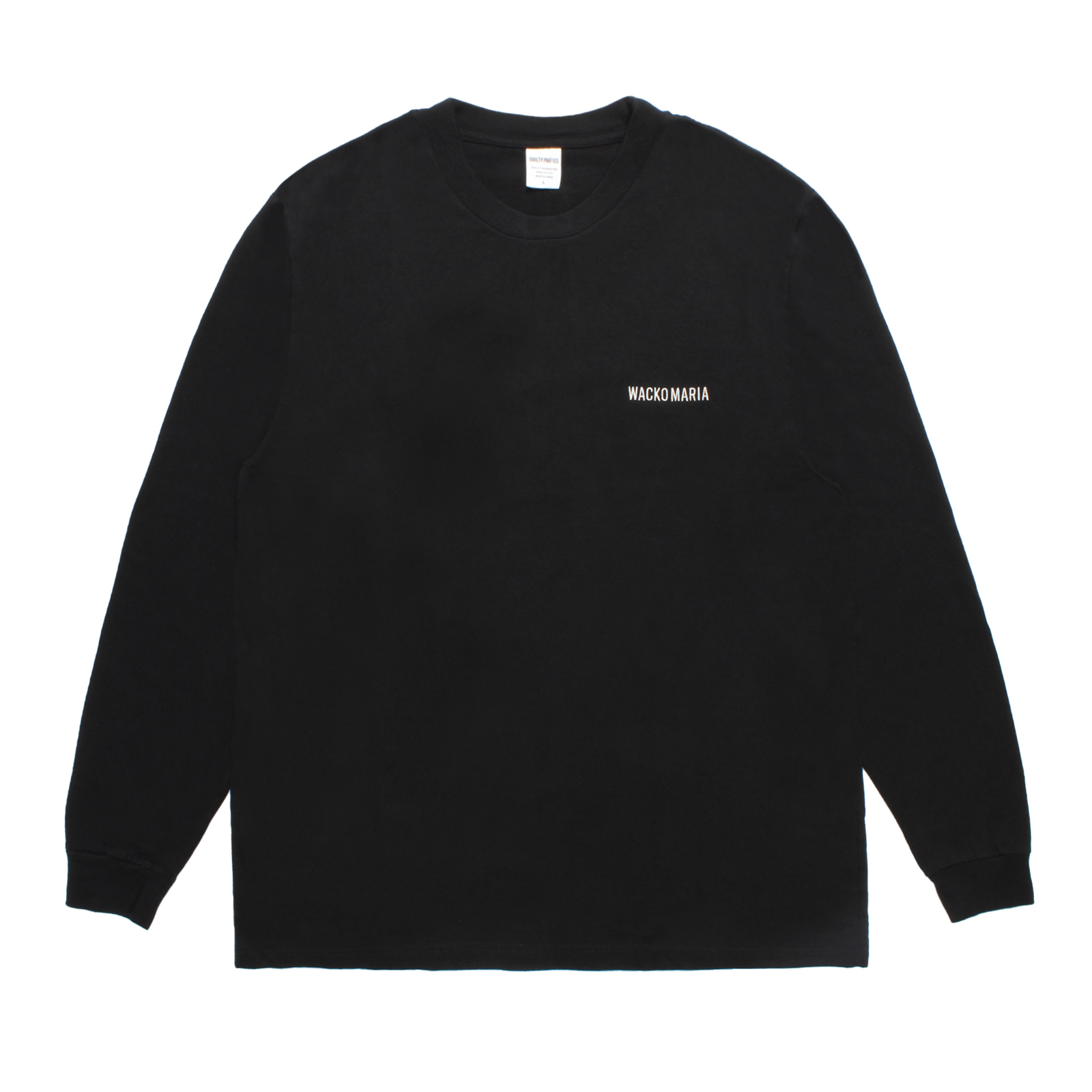 WASHED HEAVY WEIGHT CREW NECK LONG SLEEVE T-SHIRT