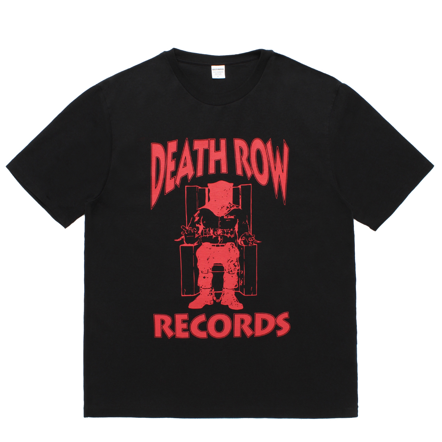DEATH ROW RECORDS / WASHED HEAVY WEIGHT CREW NECK T-SHIRT