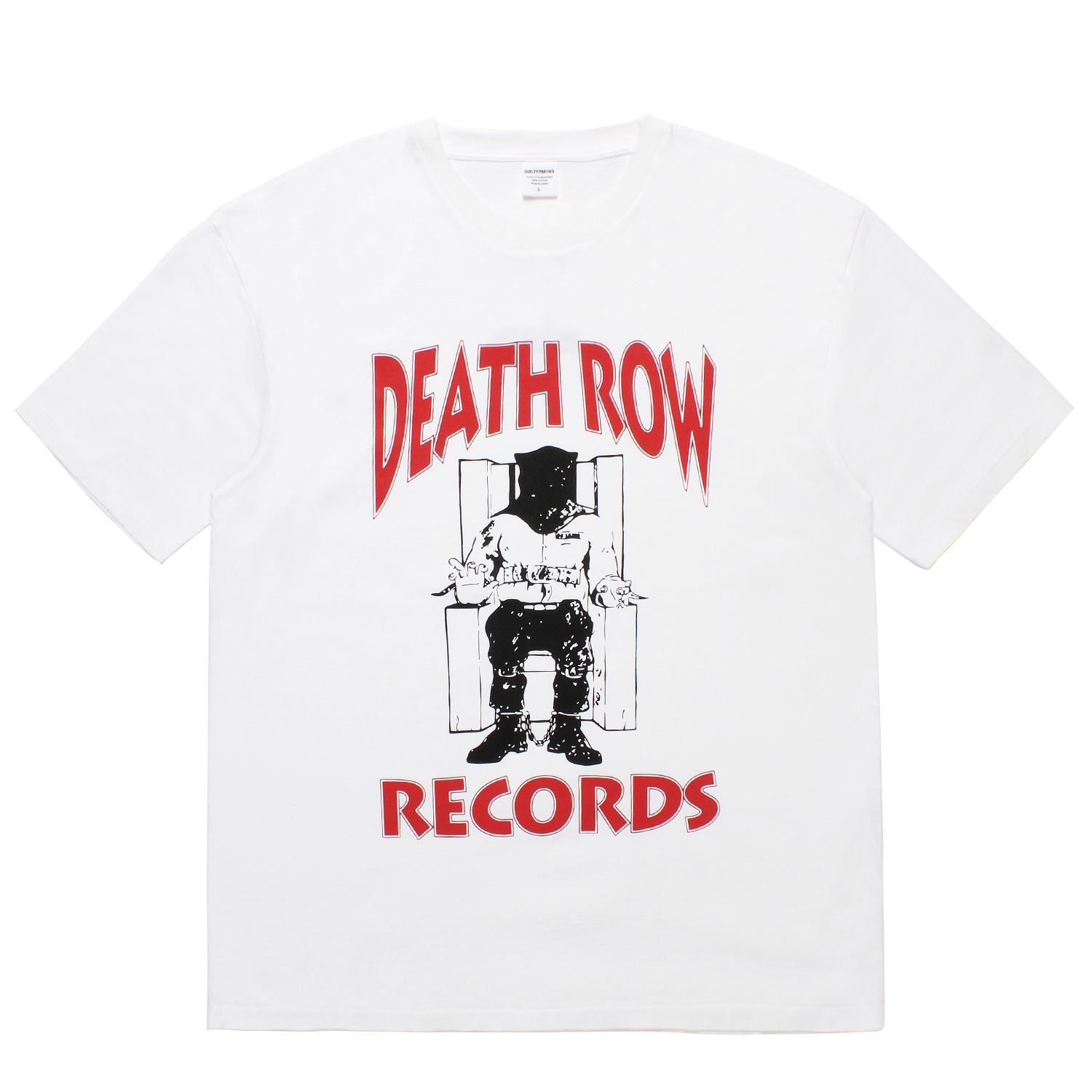 DEATH ROW RECORDS / WASHED HEAVY WEIGHT CREW NECK T-SHIRT