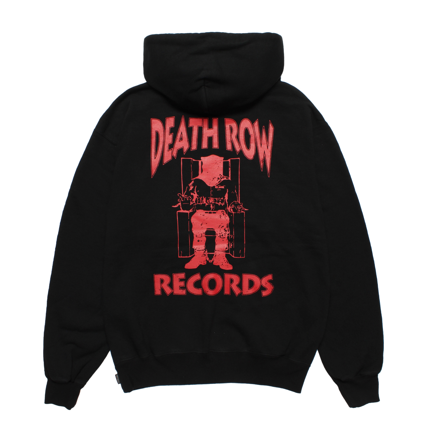 DEATH ROW RECORDS / WASHED MIDDLE WEIGHT PULLOVER HOODED SWEAT SHIRT