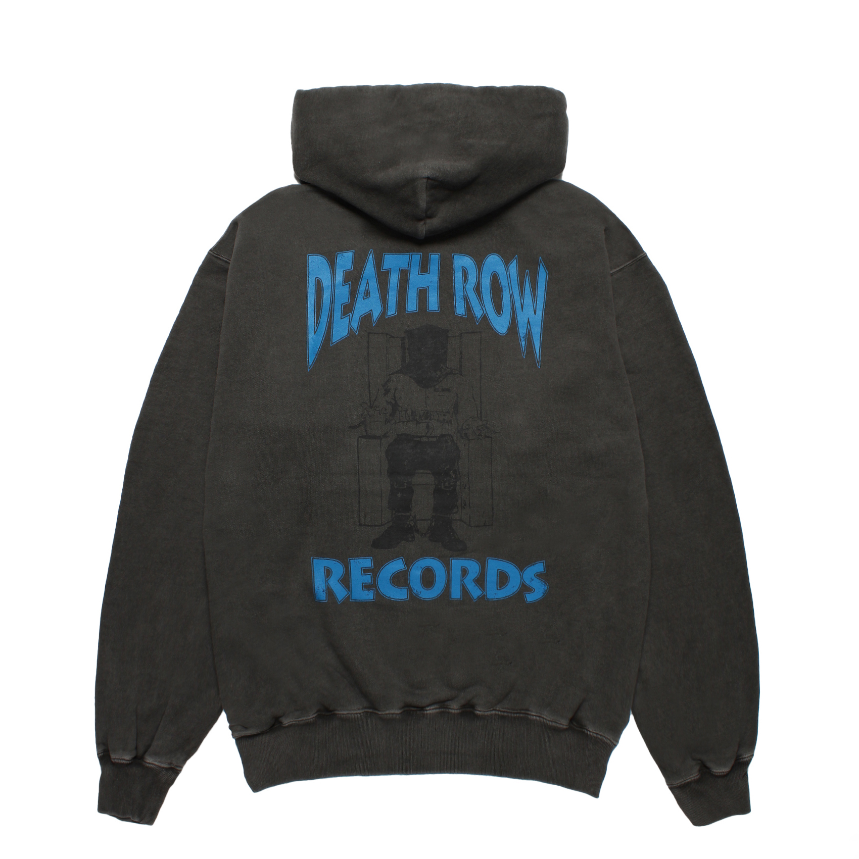 DEATH ROW RECORDS / WASHED MIDDLE WEIGHT PULLOVER HOODED SWEAT SHIRT