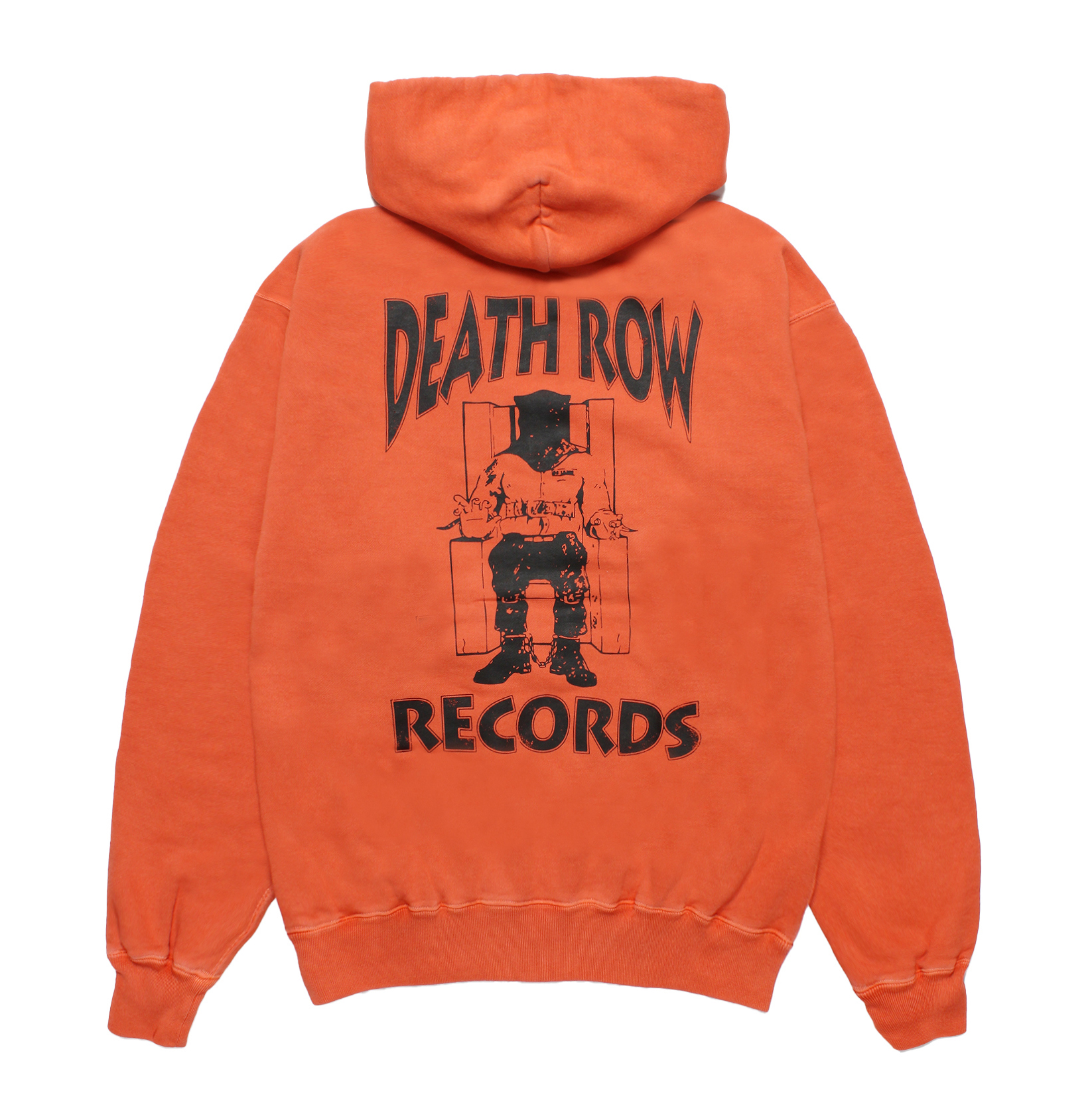DEATH ROW RECORDS / WASHED MIDDLE WEIGHT PULLOVER HOODED SWEAT SHIRT