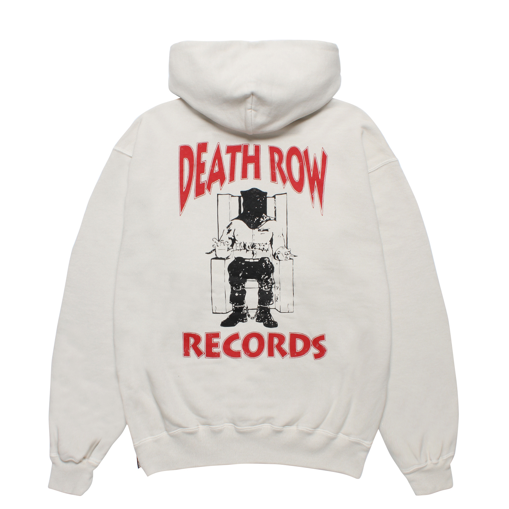 DEATH ROW RECORDS / WASHED MIDDLE WEIGHT PULLOVER HOODED SWEAT SHIRT