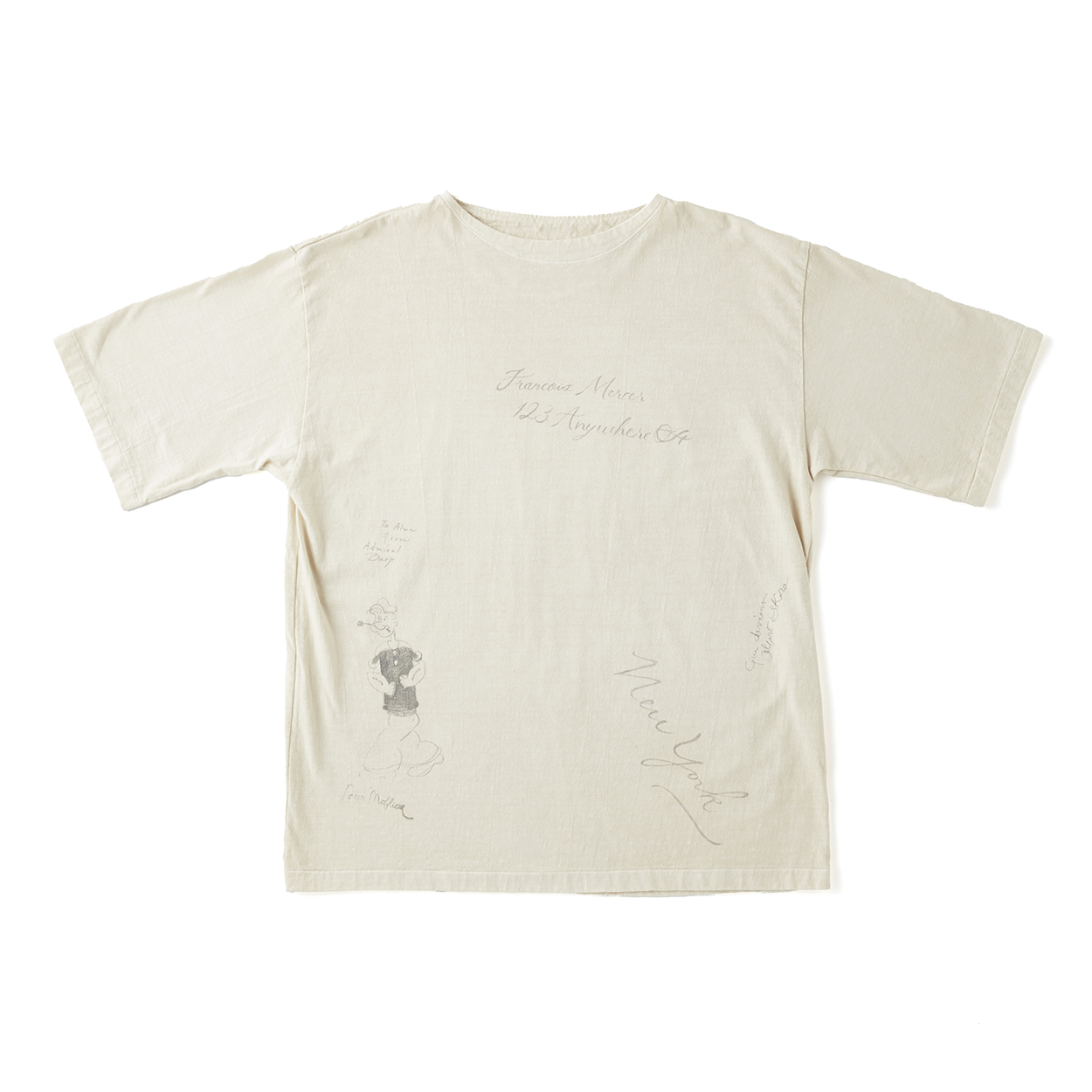 ATHLETIC TEE “DRAWING”