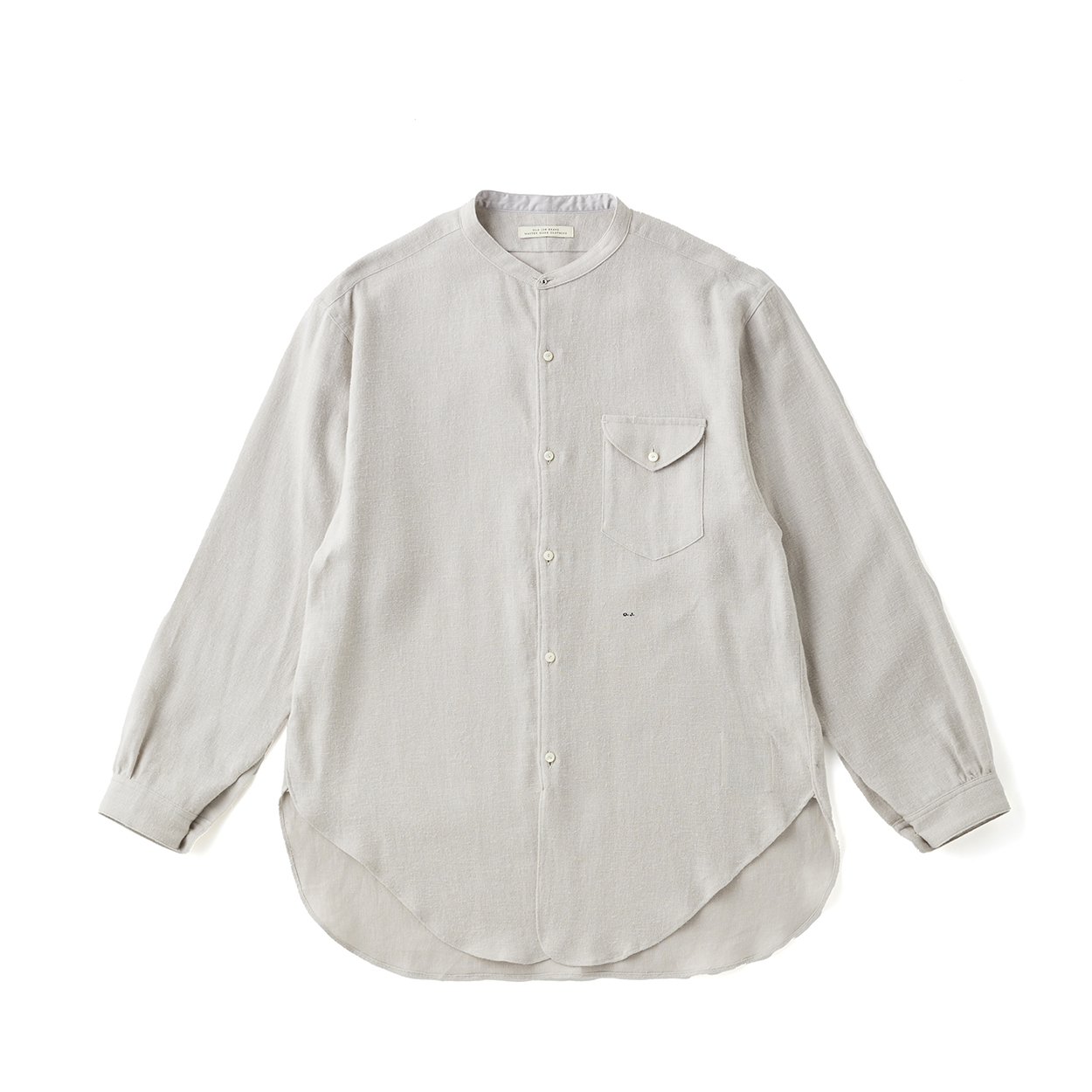 BAND COLLAR LONG TAIL SHIRTS