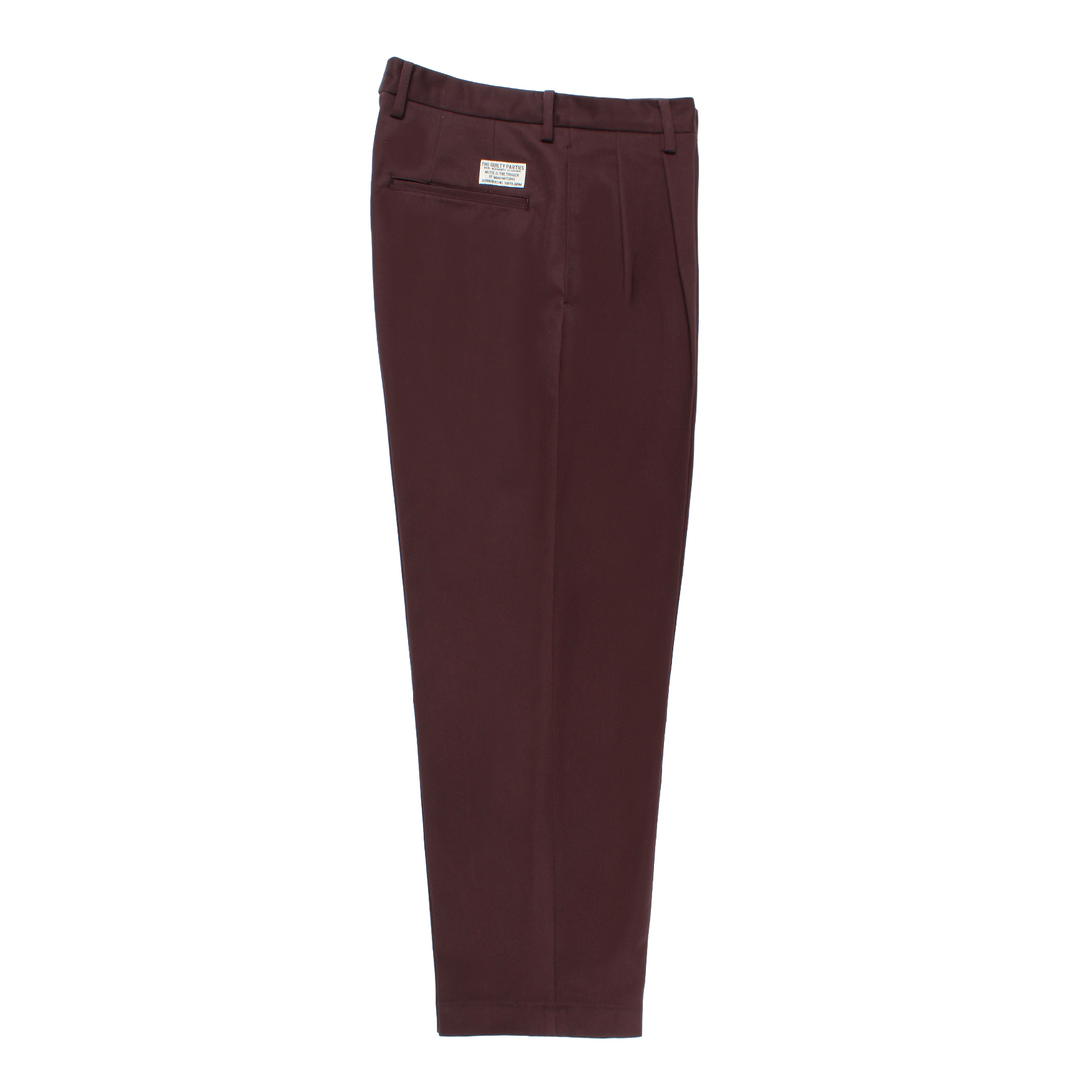 DOUBLE PLEATED CHINO TROUSERS (TYPE-1)