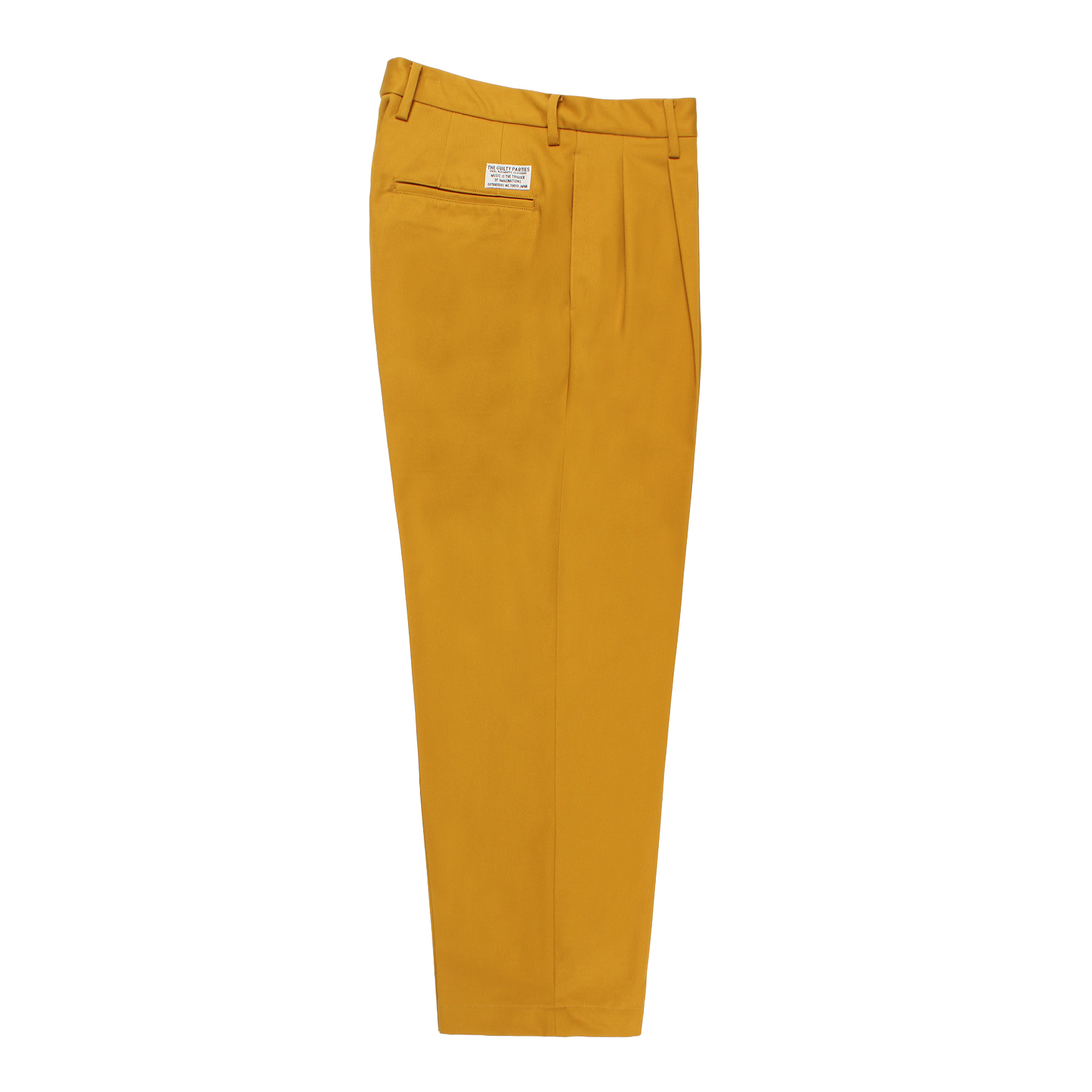 DOUBLE PLEATED CHINO TROUSERS (TYPE-1)