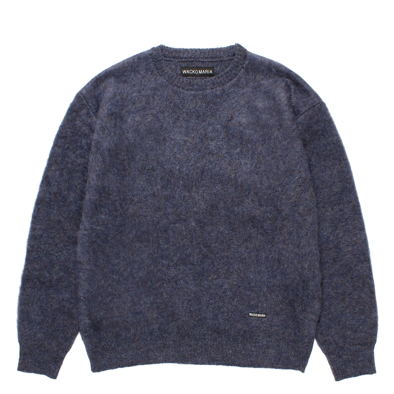 MIX MOHAIR CREW NECK SWEATER