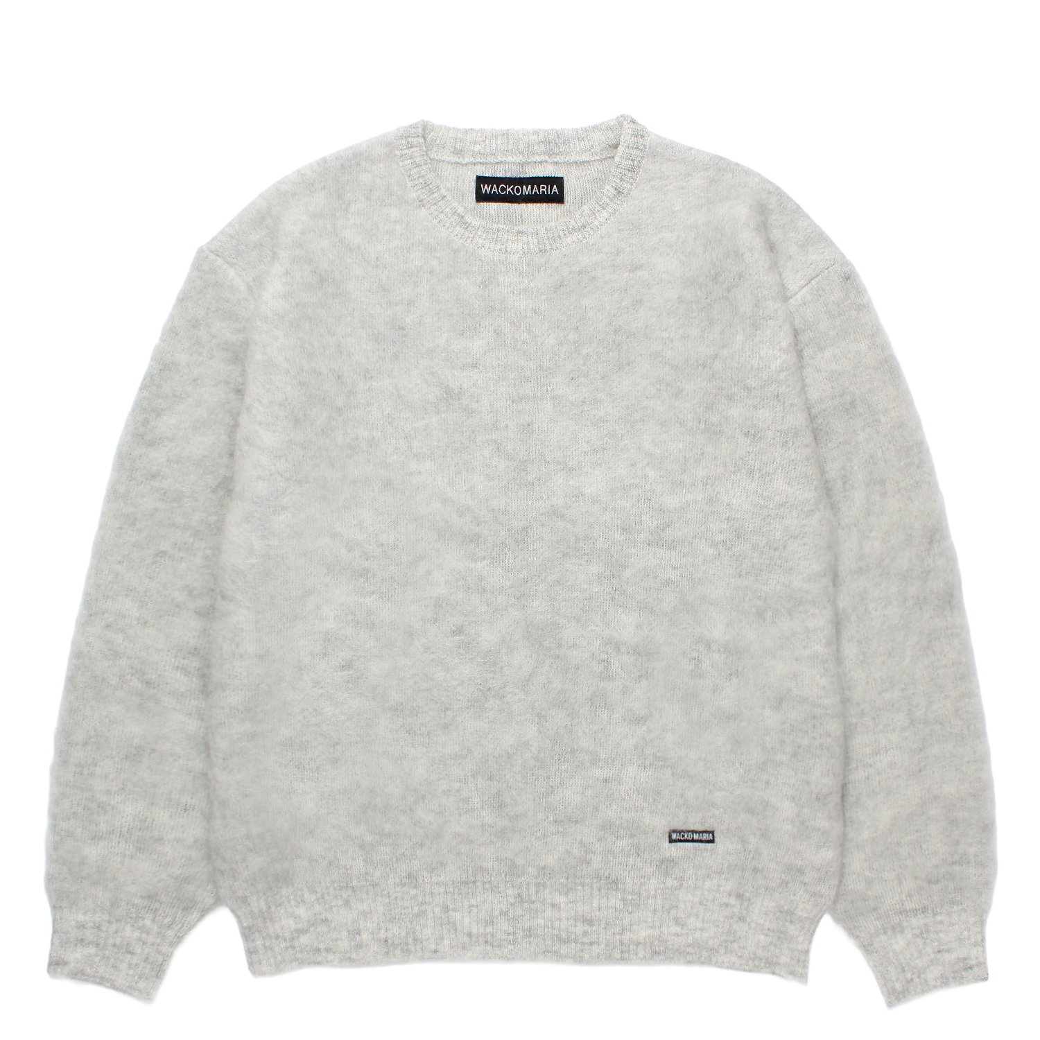 MIX MOHAIR CREW NECK SWEATER