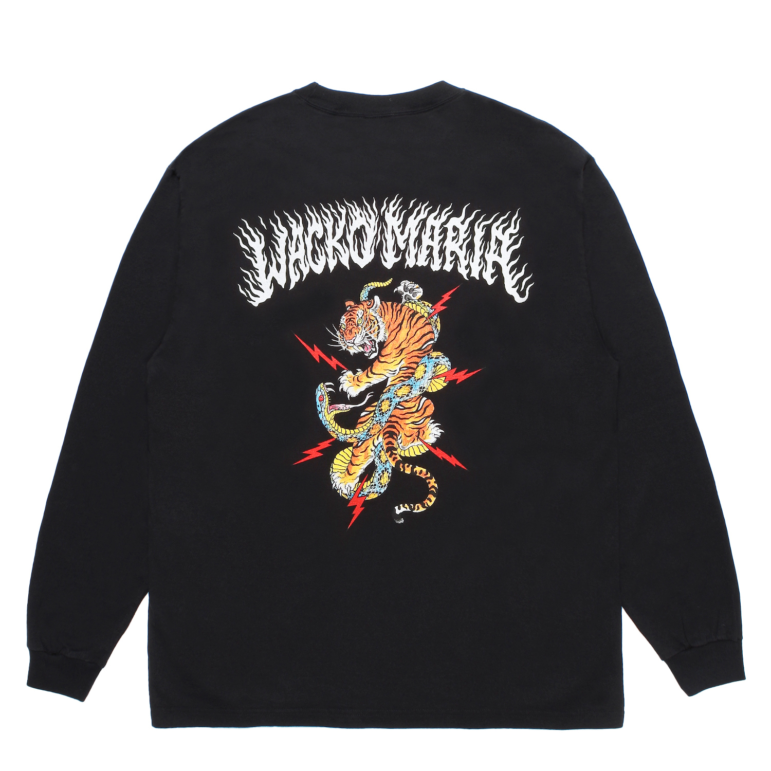 TIM LEHI / WASHED HEAVY WEIGHT CREW NECK LONG SLEEVE T-SHIRT (TYPE-1)