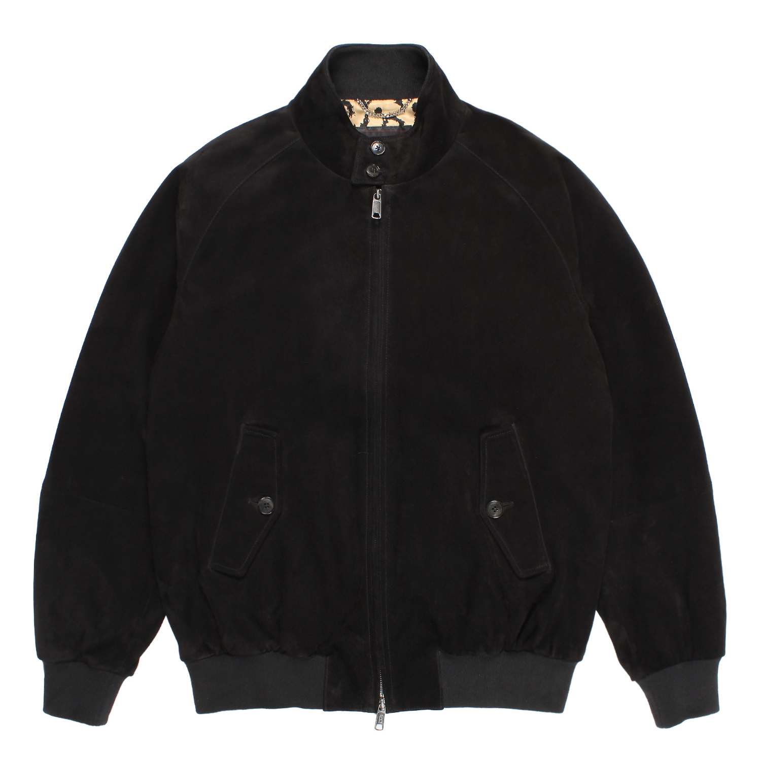 BARACUTA / G9 SUEDE LEATHER HARRINGTON JACKET