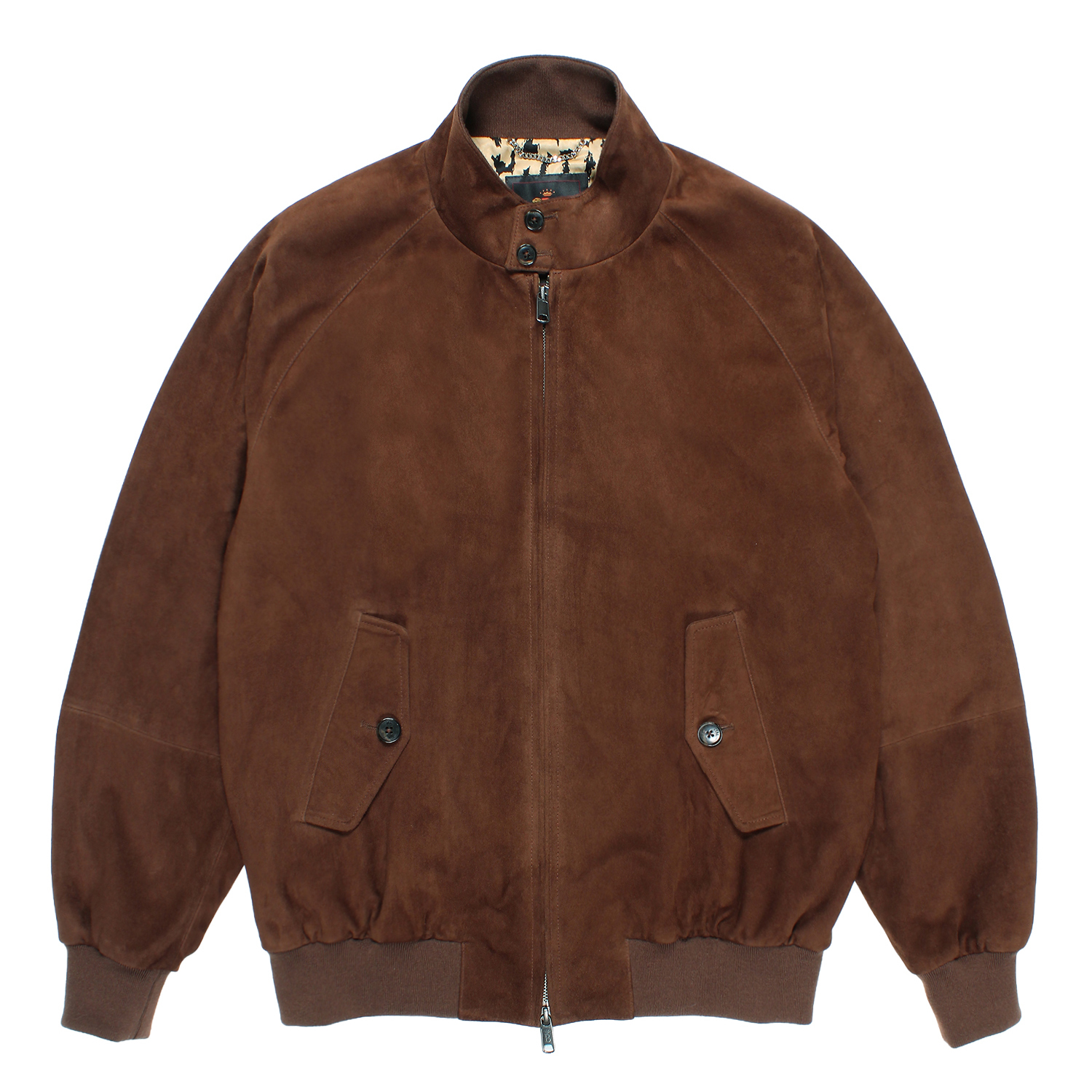BARACUTA / G9 SUEDE LEATHER HARRINGTON JACKET