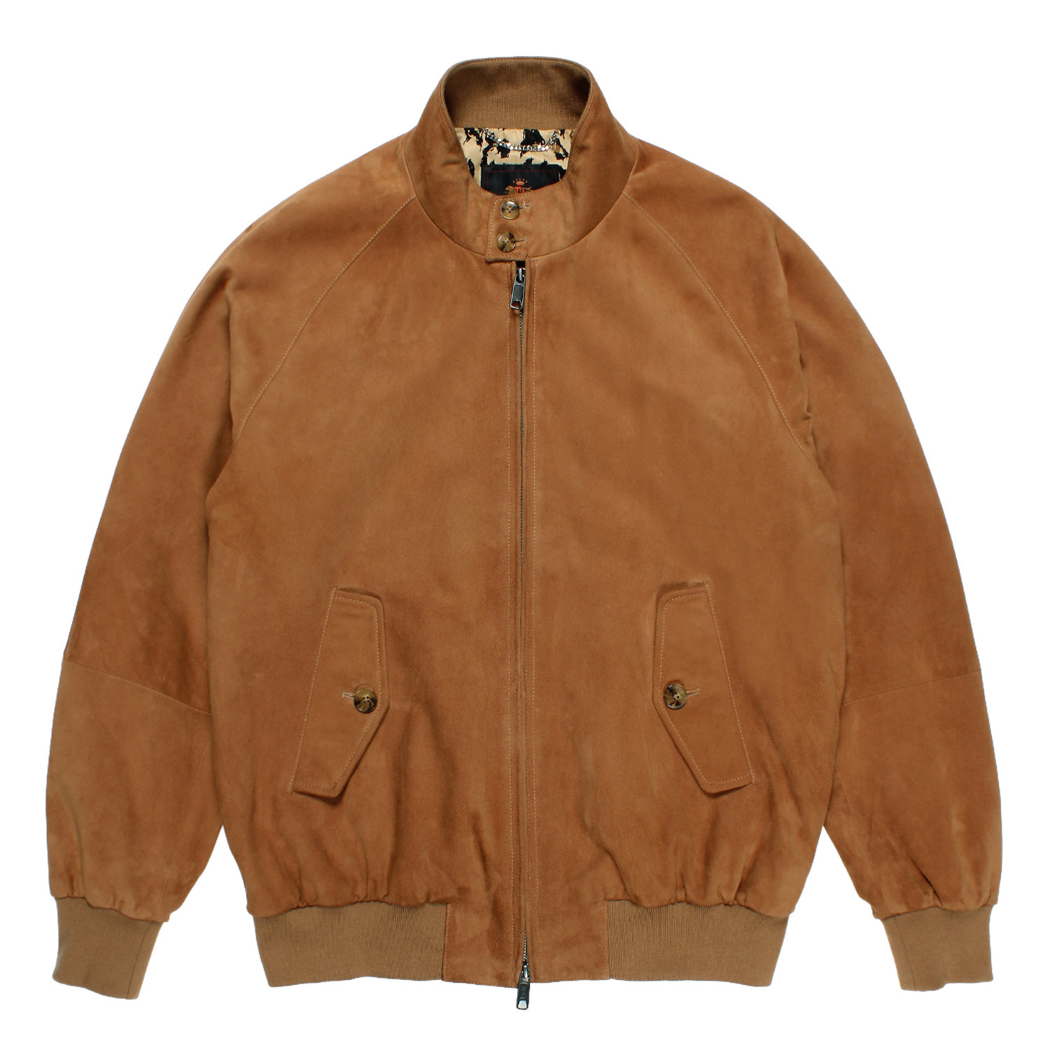 BARACUTA / G9 SUEDE LEATHER HARRINGTON JACKET