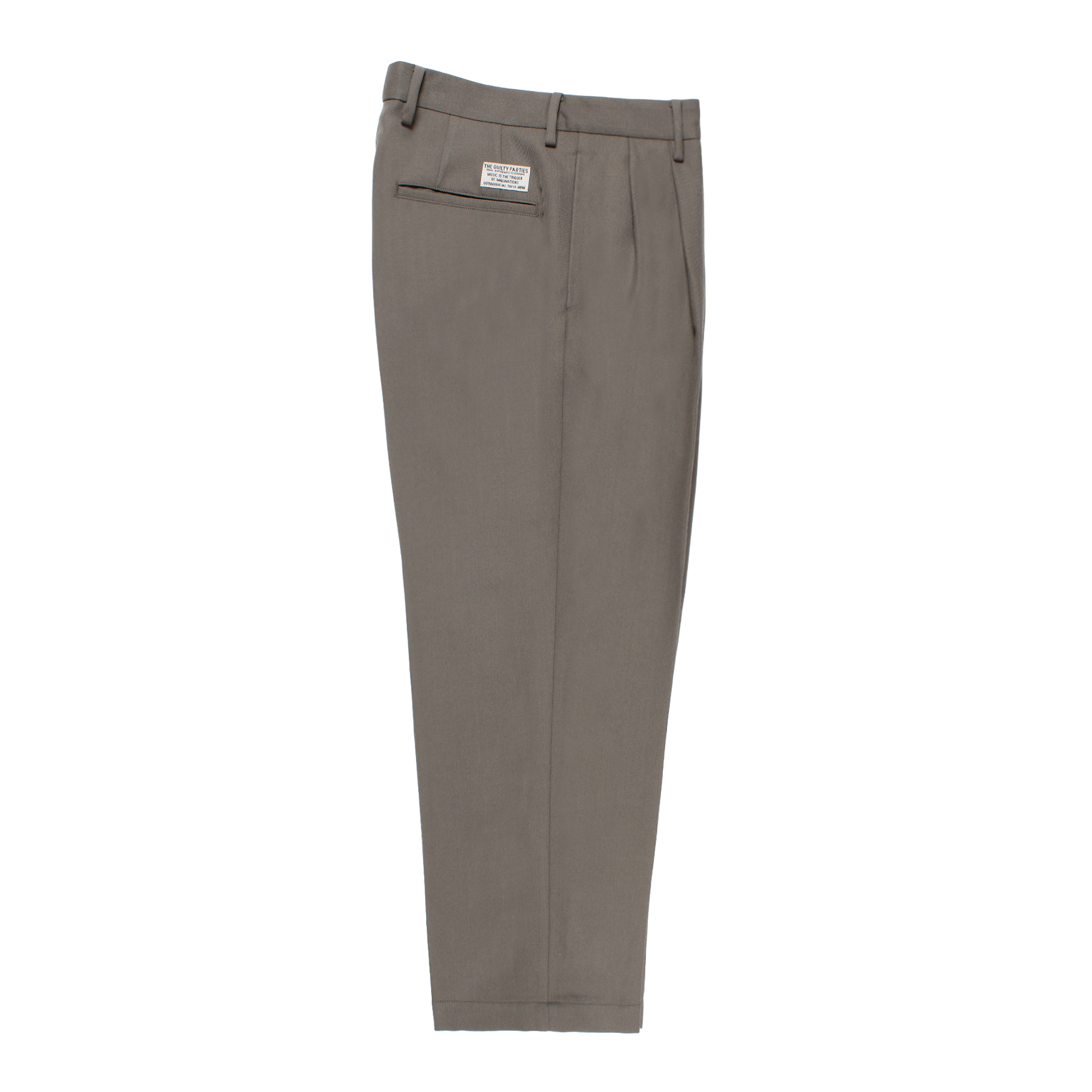 DOUBLE PLEATED CHINO TROUSERS (TYPE-2)