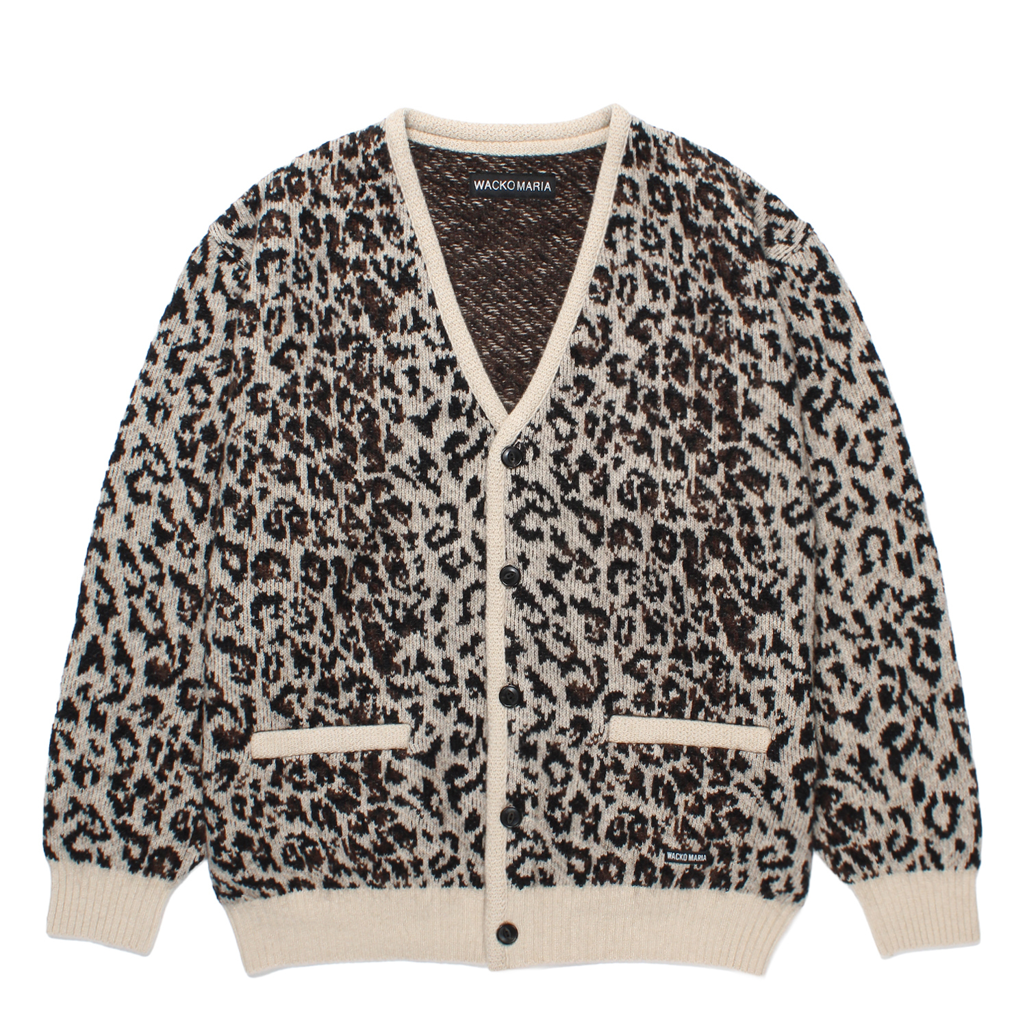 LEOPARD MOHAIR CARDIGAN