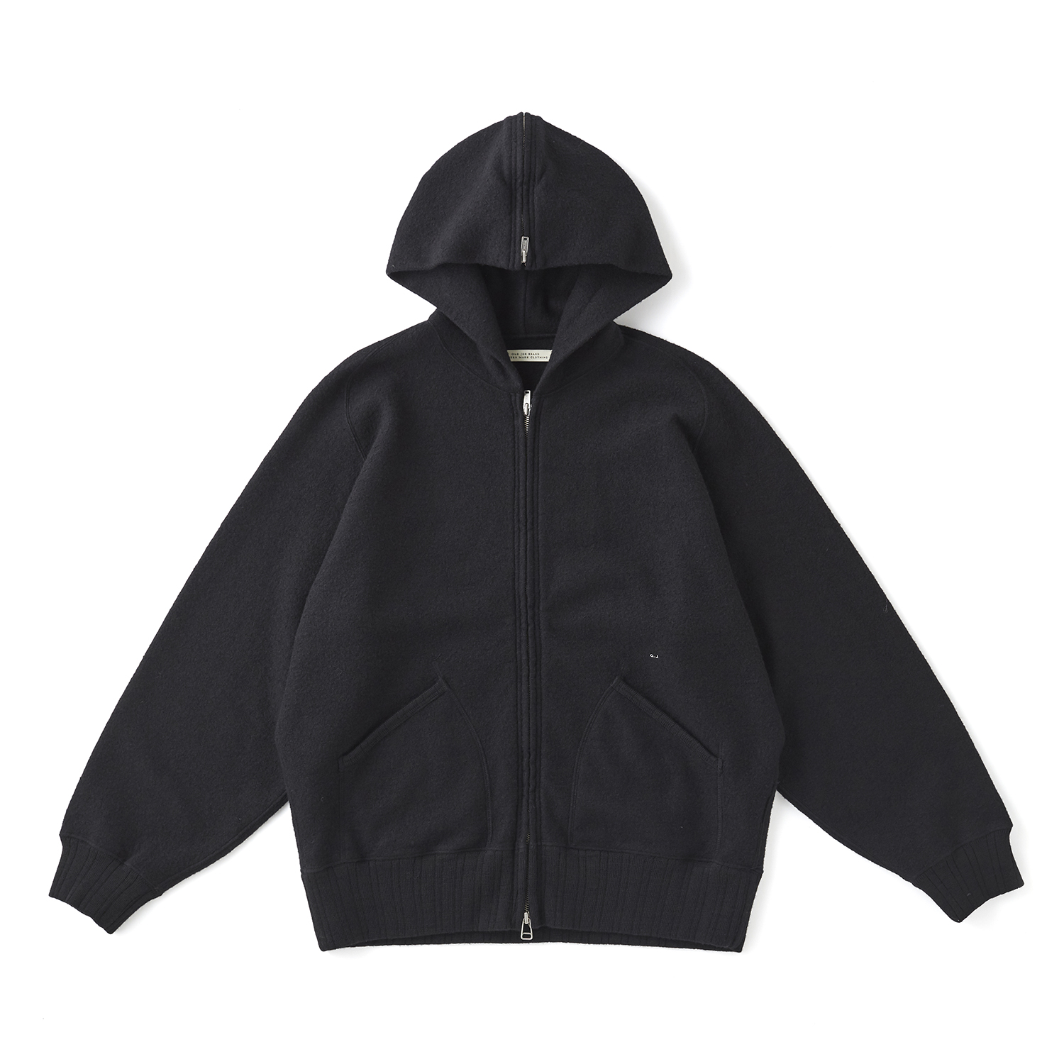 ZIP-FRONT ATHLETIC HOODIE