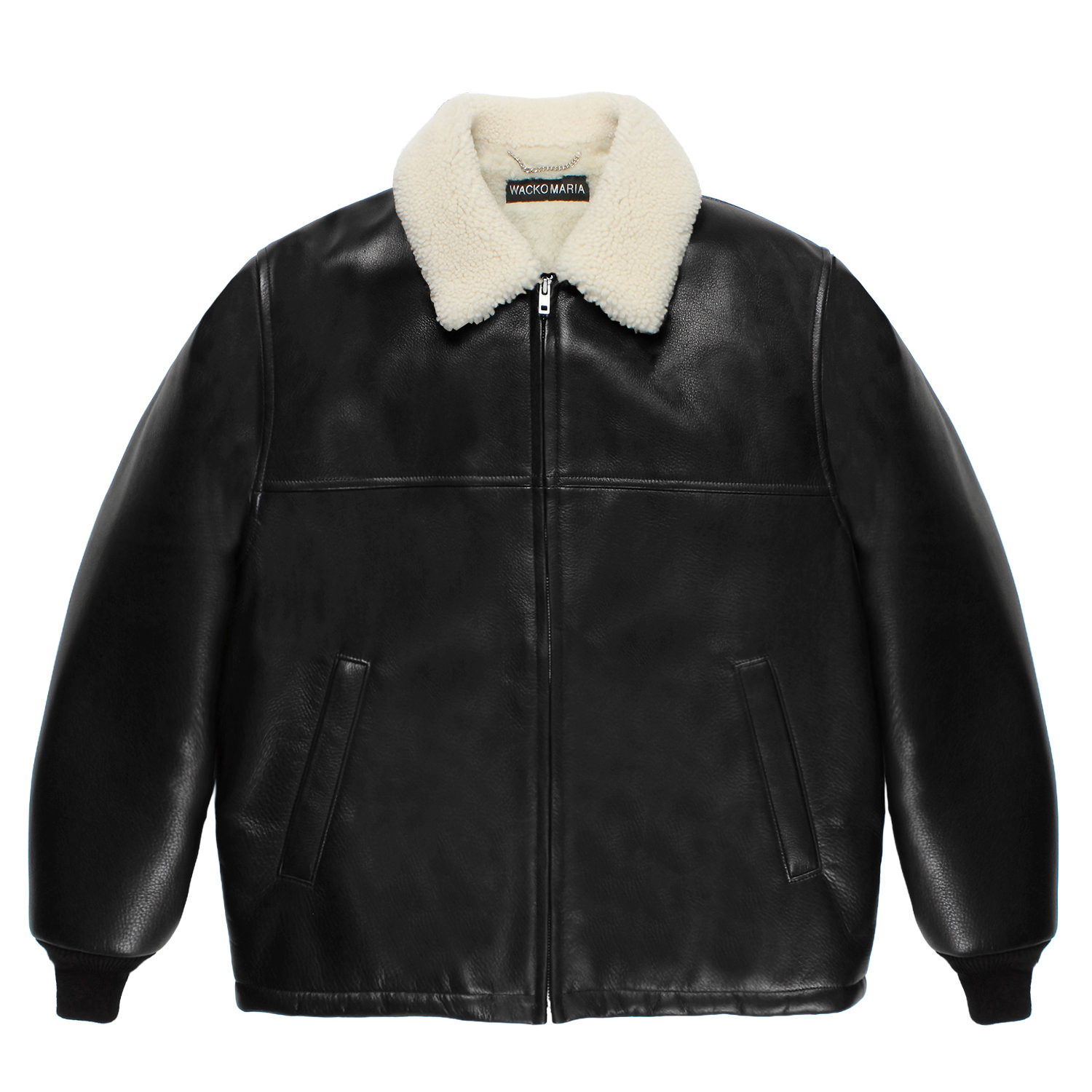 LEATHER BOA JACKET