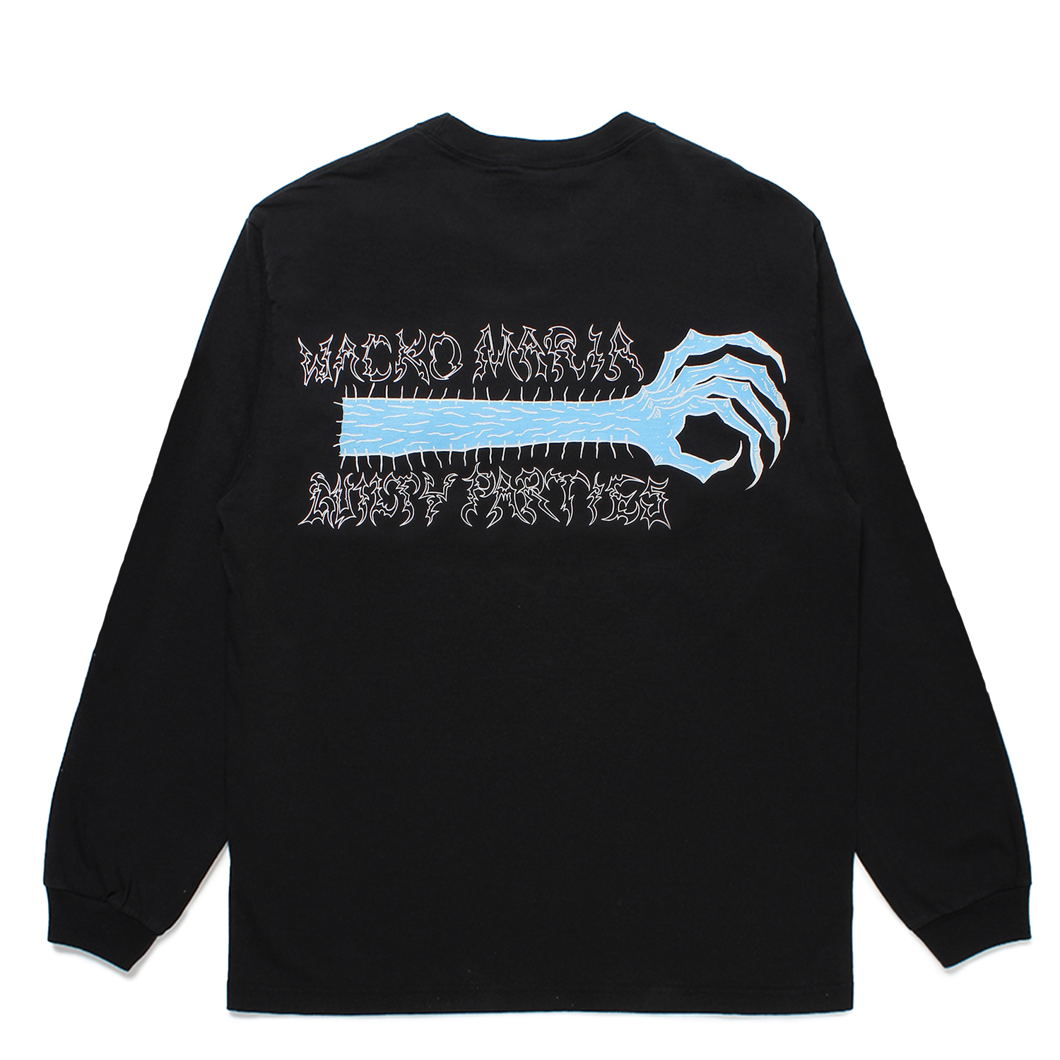 NECK FACE / WASHED HEAVY WEIGHT CREW NECK LONG SLEEVE T-SHIRT (TYPE-1)