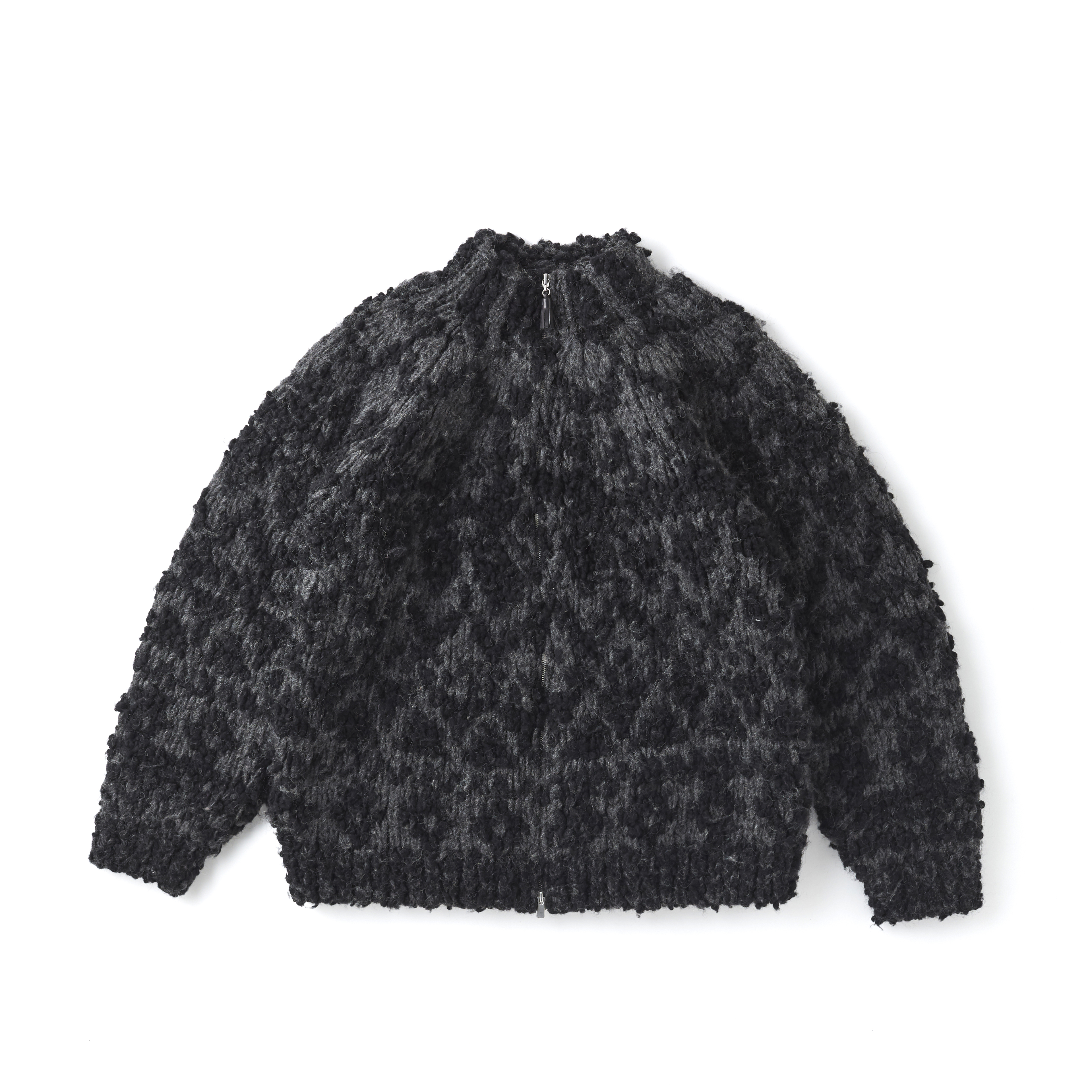 NORDIC PATTERN HAND SWEATER