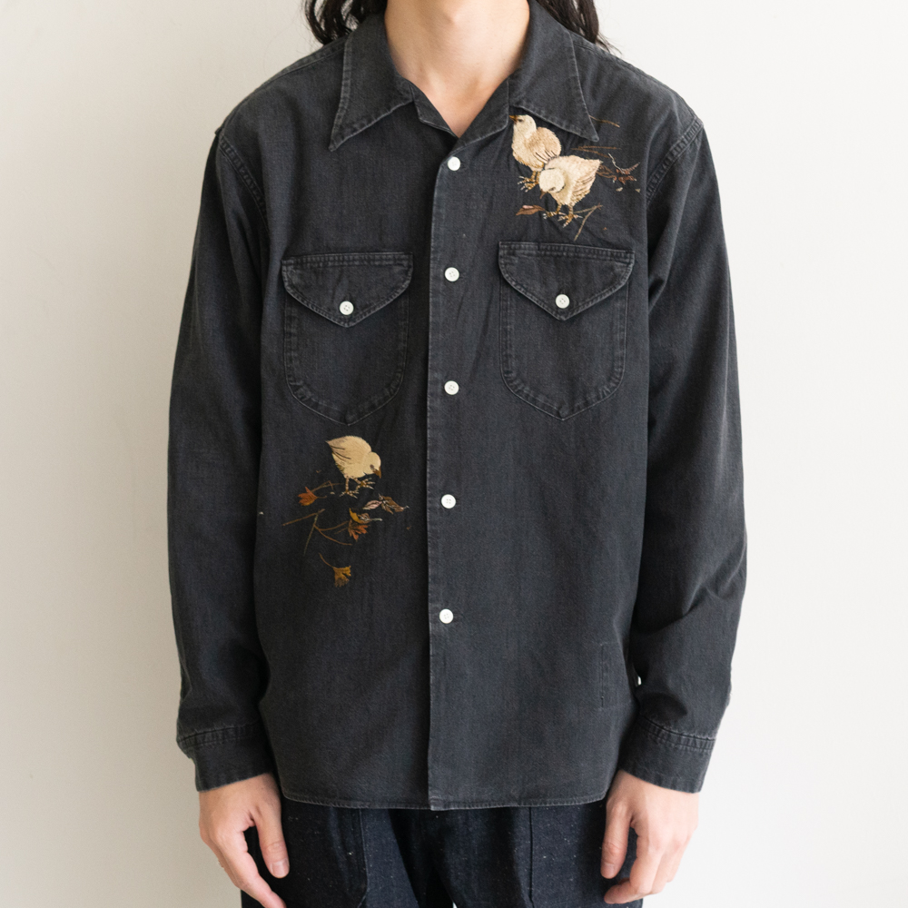 SWALLOW COLLAR SPORTS SHIRTS Long-sleeve (Hiyoko)