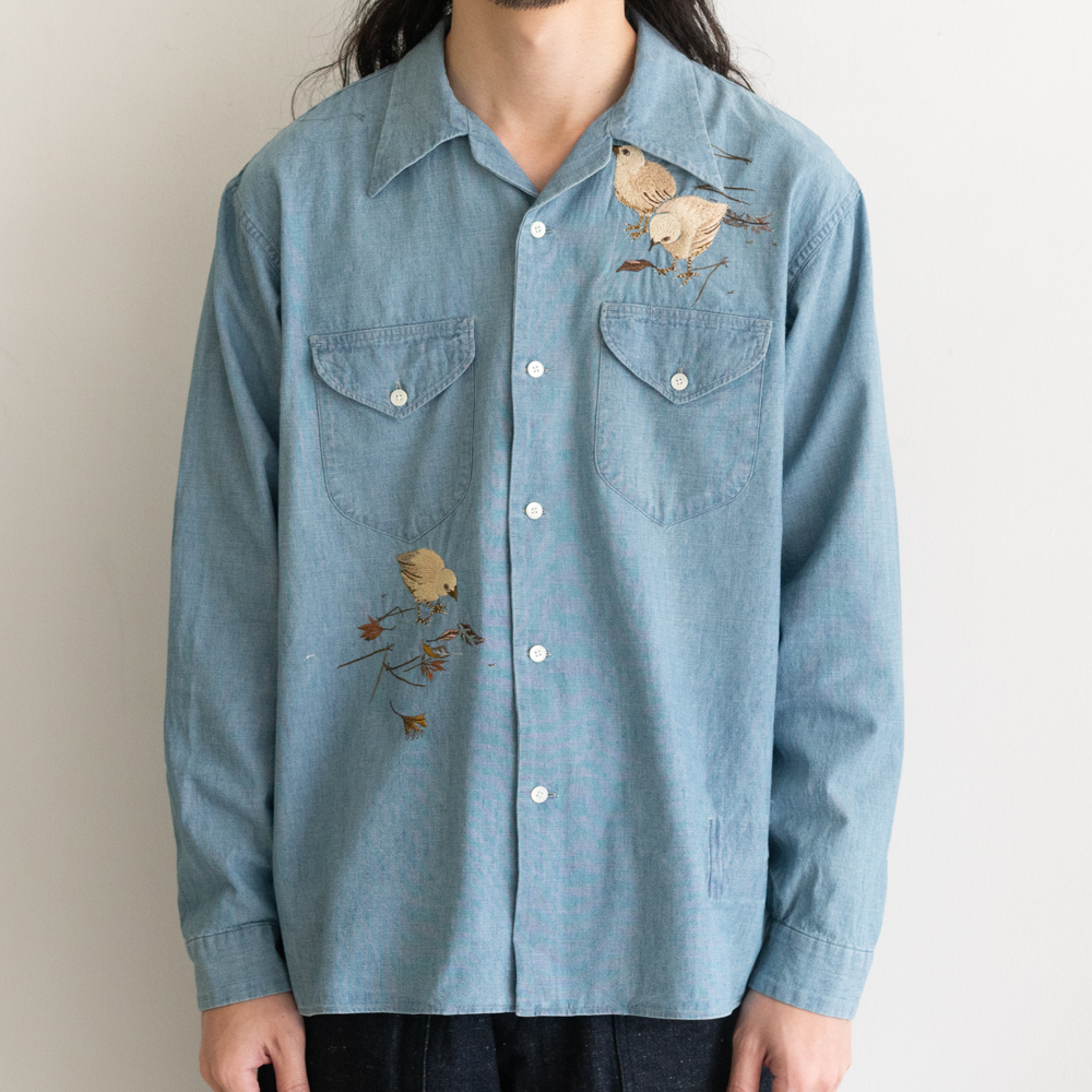 SWALLOW COLLAR SPORTS SHIRTS Long-sleeve (Hiyoko)